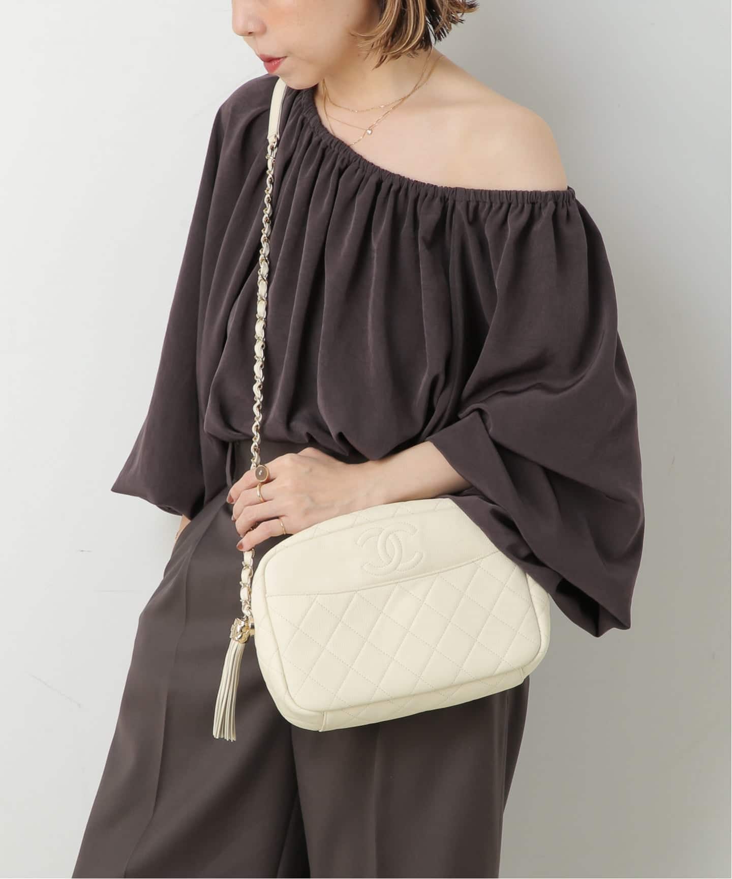 CHANEL SS 2000 シャネル ショルダーバッグ CHANEL/シャネル】Matelasse チェーンショルダーバッグ（ショルダー