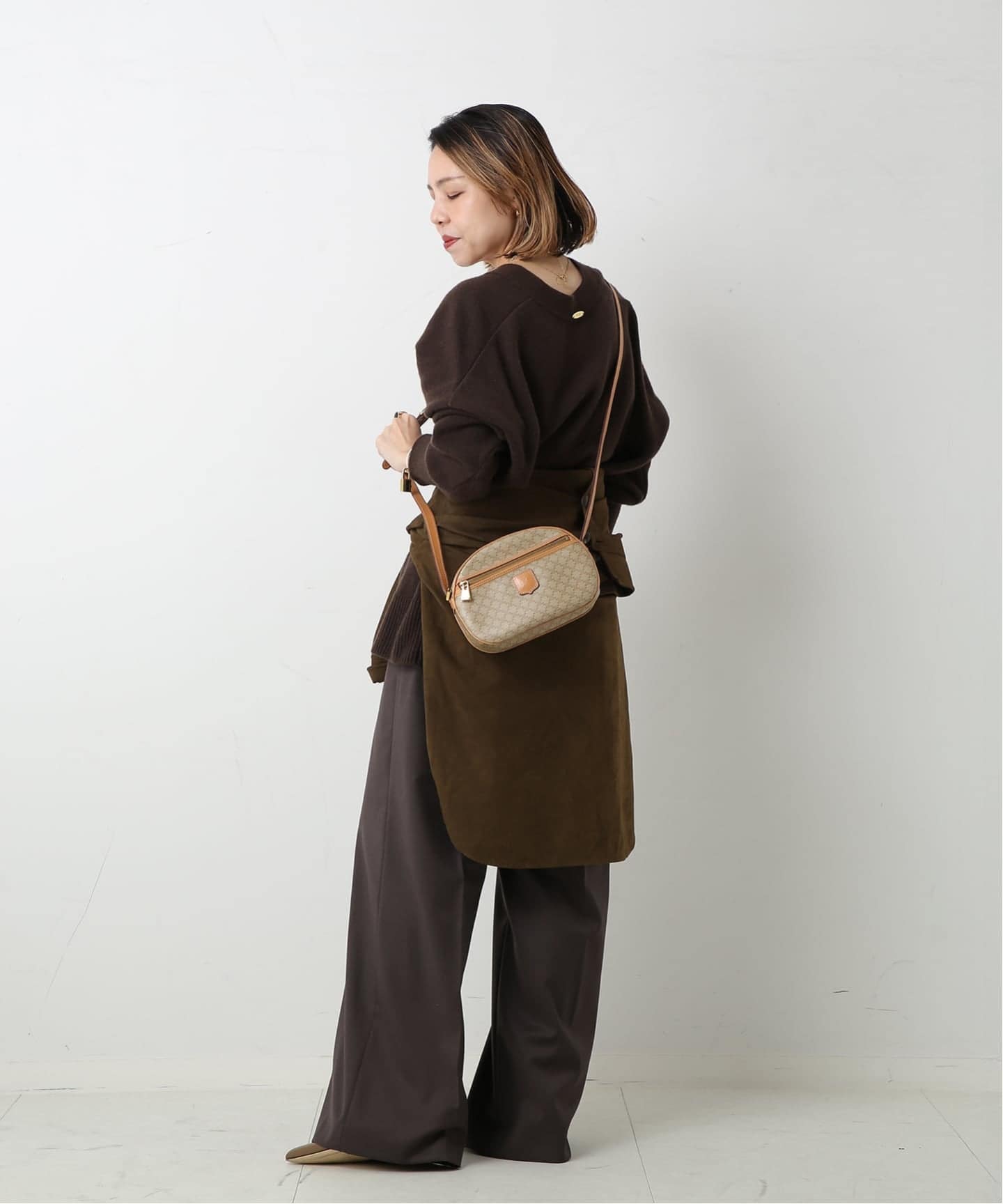 VINTAGE CELINE/セリーヌ】ショルダーバッグ macadam（ショルダー