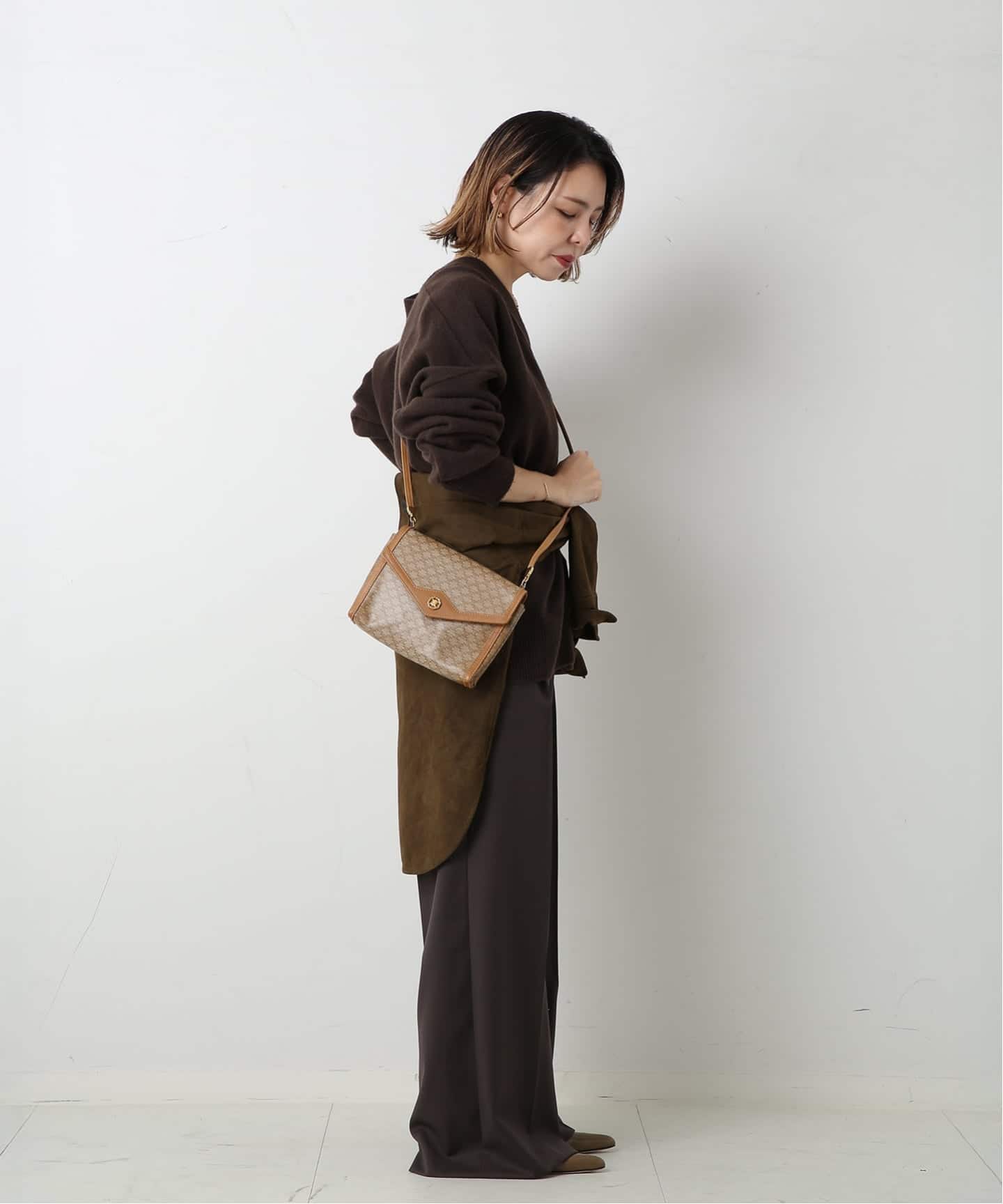 VINTAGE CELINE/セリーヌ】ショルダーバッグ macadam（ショルダー