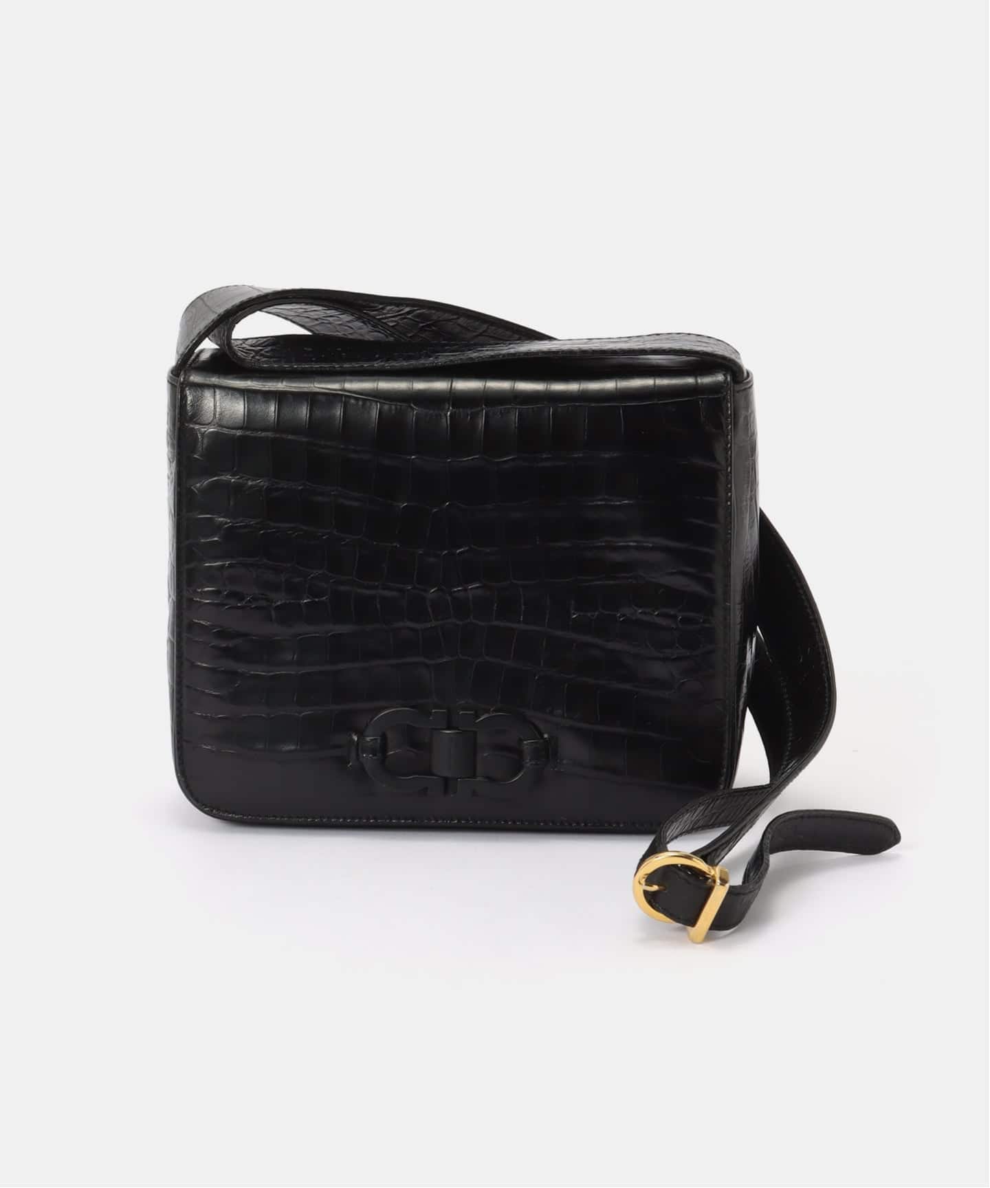 VINTAGE FERRAGAMO/フェラガモ】ショルダーバッグ gancini（ショルダー