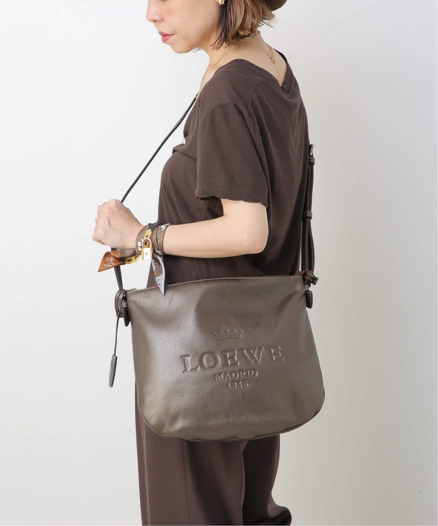 VINTAGE LOEWE/ロエベ】Heritage ショルダーバッグ（ショルダーバッグ
