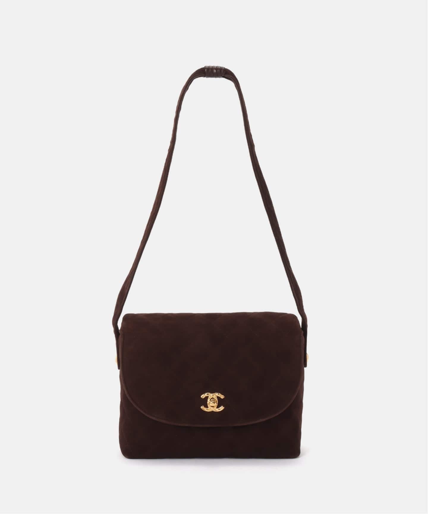 OLD CHANEL シャネル ゴルフ キャディバッグ　レア　vintage VINTAGE CHANEL/シャネル】 Matelasse ショルダーバッグ suede