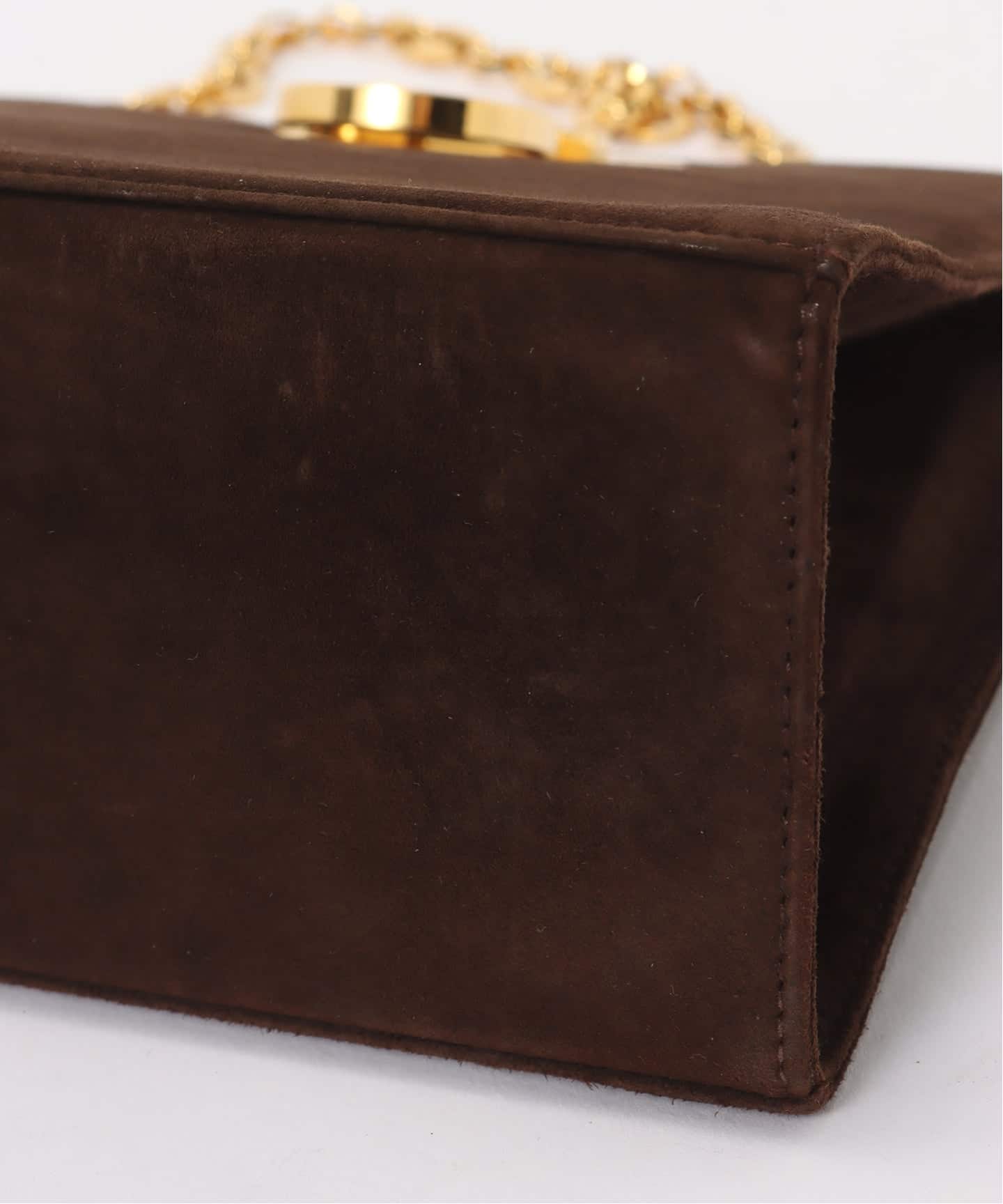 VINTAGE FERRAGAMO/フェラガモ】チェーンショルダーバッグ gancini