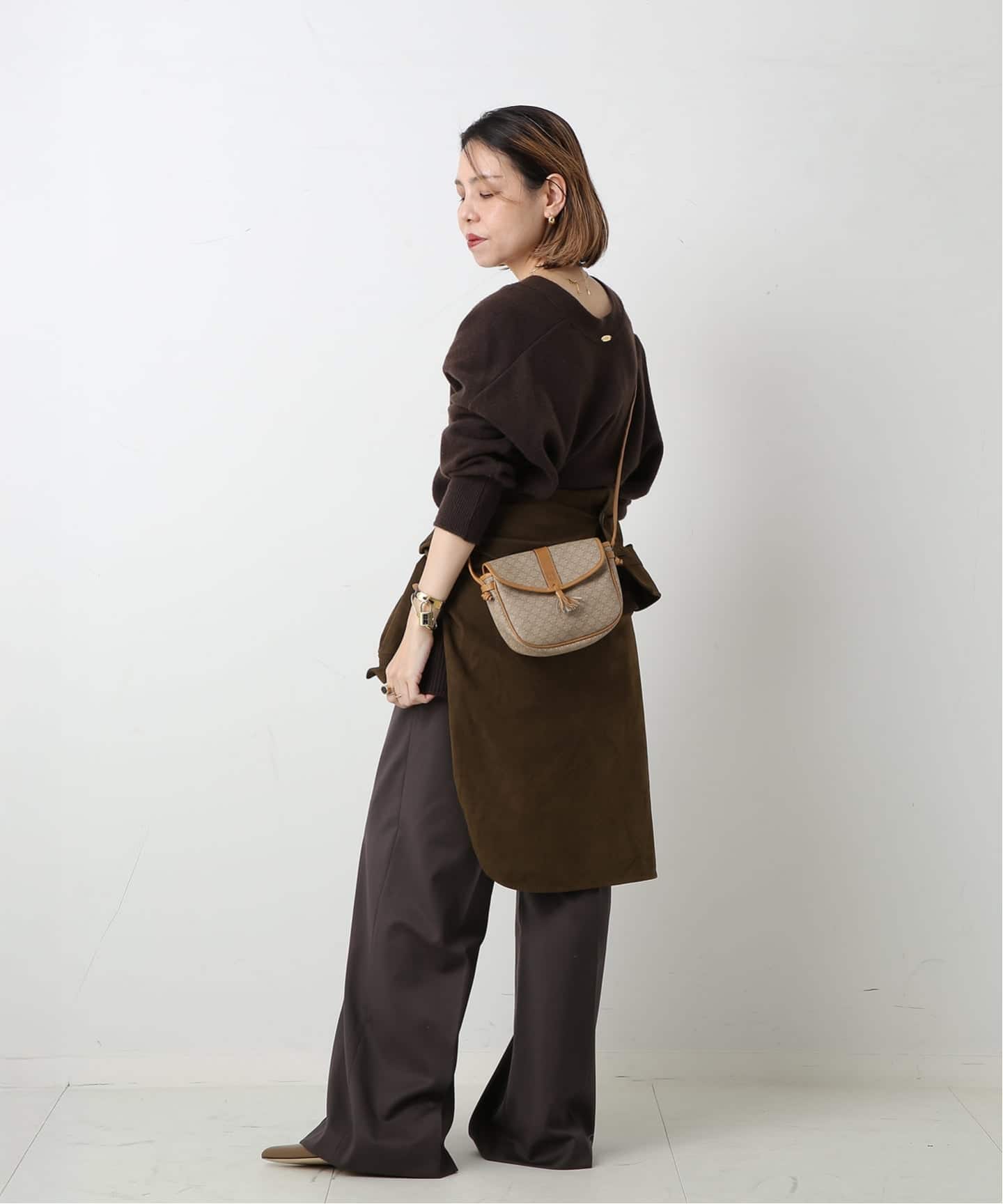 VINTAGE CELINE/セリーヌ】ショルダーバッグ macadam（ショルダー