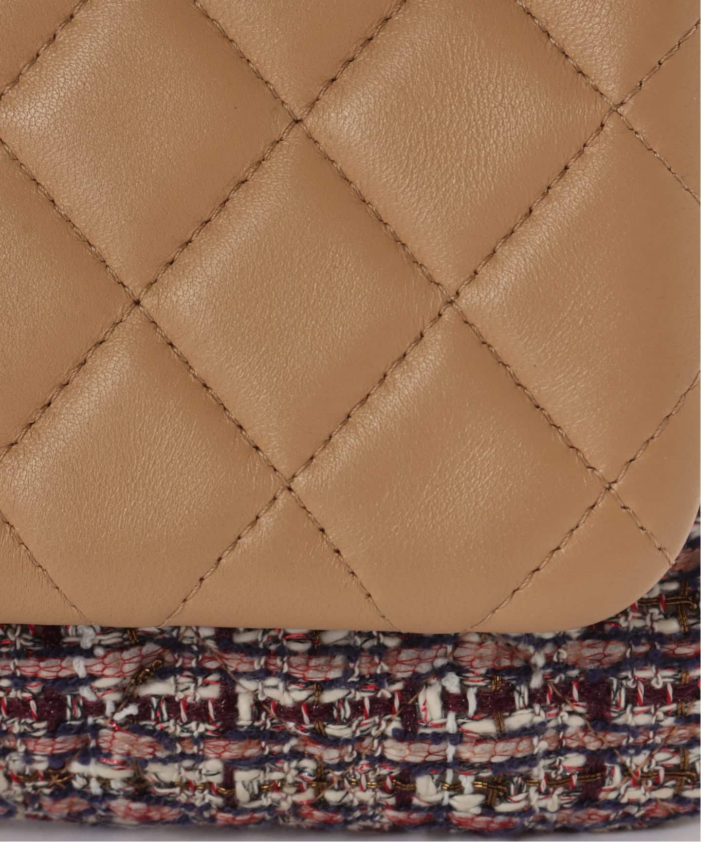 CHANEL サンダル ベージュ チェーン キルティング CHANEL/シャネル】 Matelasse チェーンウオレット tweed（ショルダー