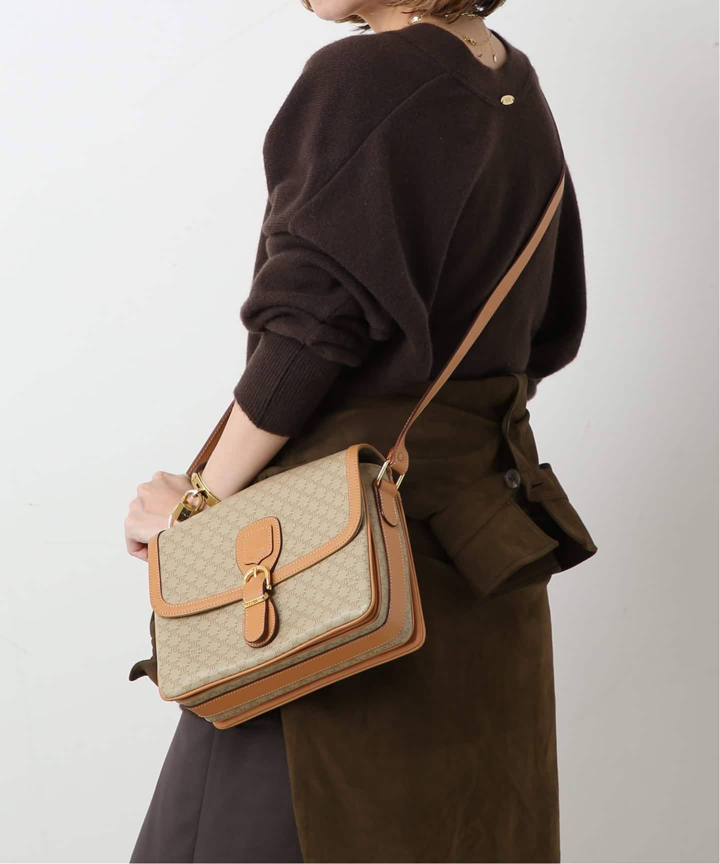 VINTAGE CELINE/セリーヌ】ショルダーバッグ macadam（ショルダー