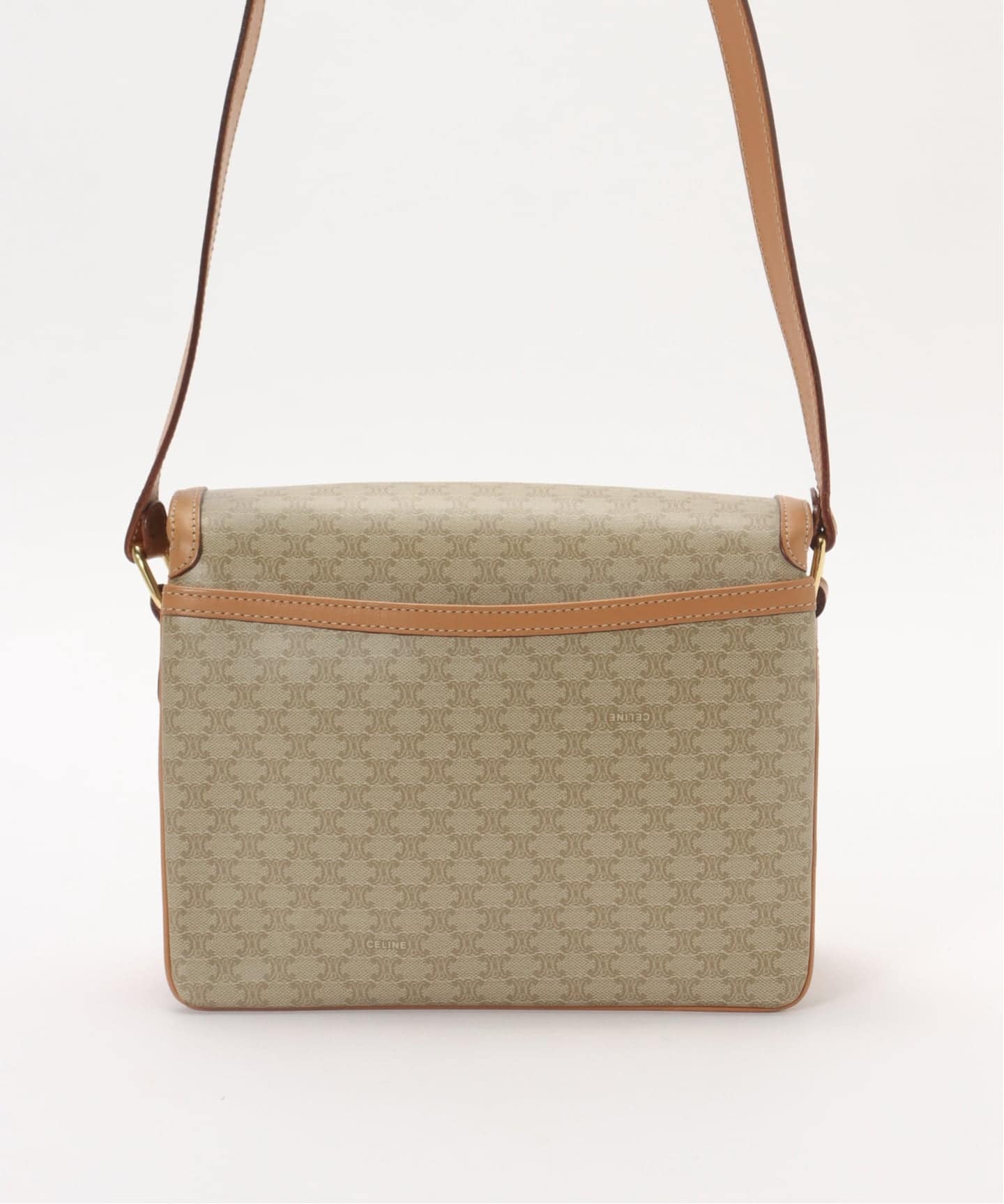 ✨CELINE✨セリーヌ✨マカダム✨ベージュ✨ヴィンテージ✨ショルダーバッグ✨ VINTAGE CELINE/セリーヌ】ショルダーバッグ macadam（ショルダー