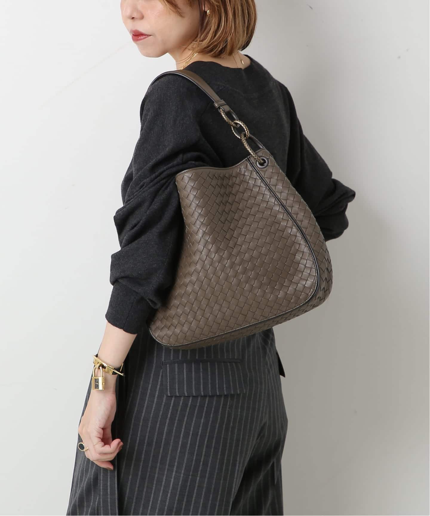 バッグ BOTTEGA VENETA INTRECCIATO SHOULDER BAG* VINTAGE BOTTEGA VENETA/ボッテガ ヴェネタ】ショルダーバッグ