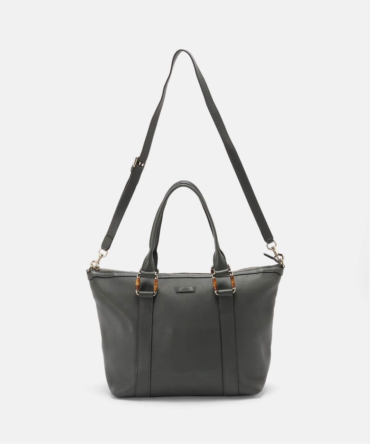 VINTAGE GUCCI/グッチ】Bamboo ショルダーバッグ（ショルダーバッグ