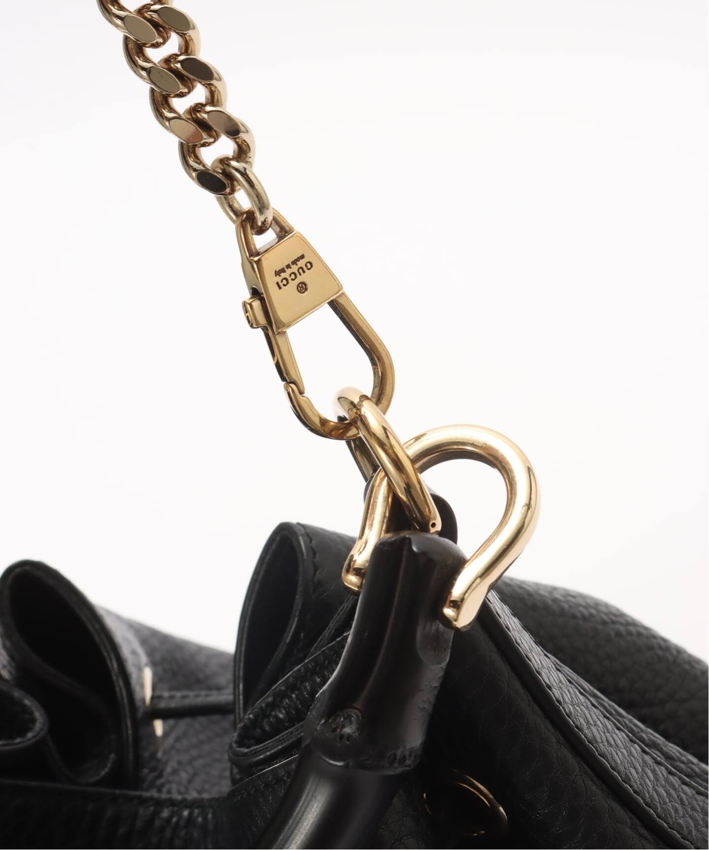 GUCCI/グッチ】Miss Bamboo バケットバッグ 2way（ショルダーバッグ