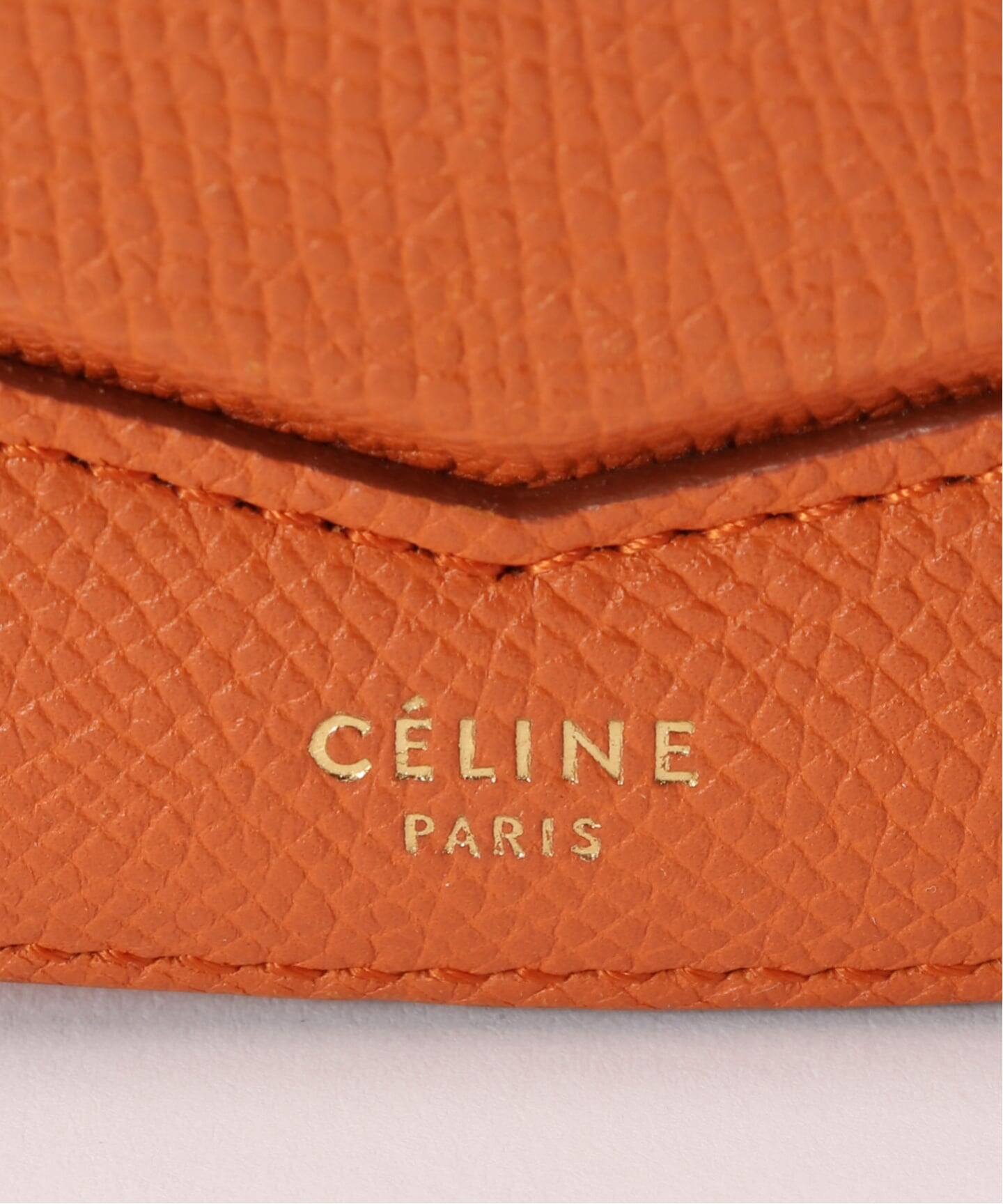 CELINE(セリーヌ) ショルダーバッグ トロッタースモール アイボリー×オレンジ パイソン CELINE（セリーヌ） ショルダーバッグ 10E382U51.07PM レディース
