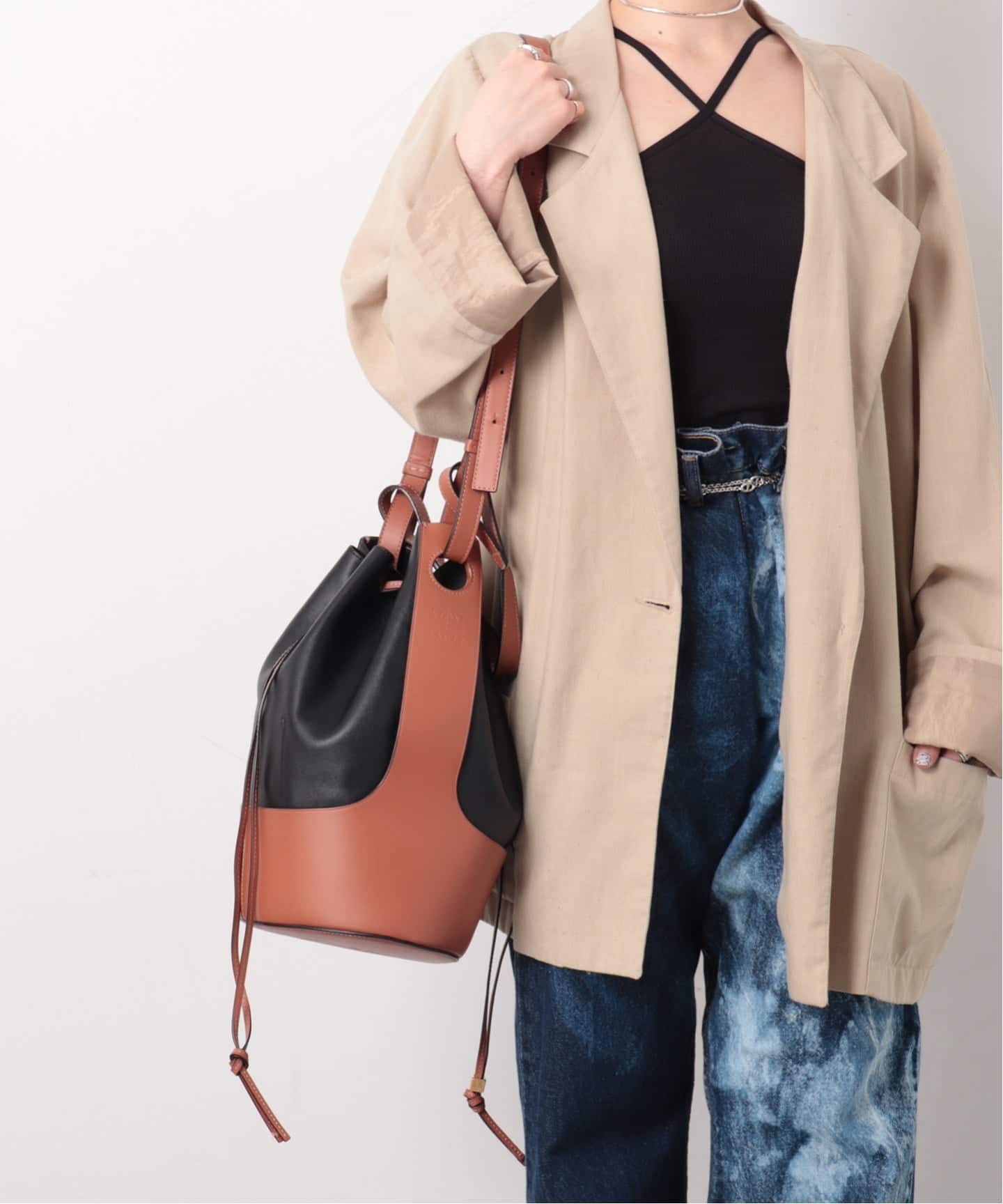 定番 人気 ロエベ Loewe バルーンバック ワンショル ヴィンテージ 