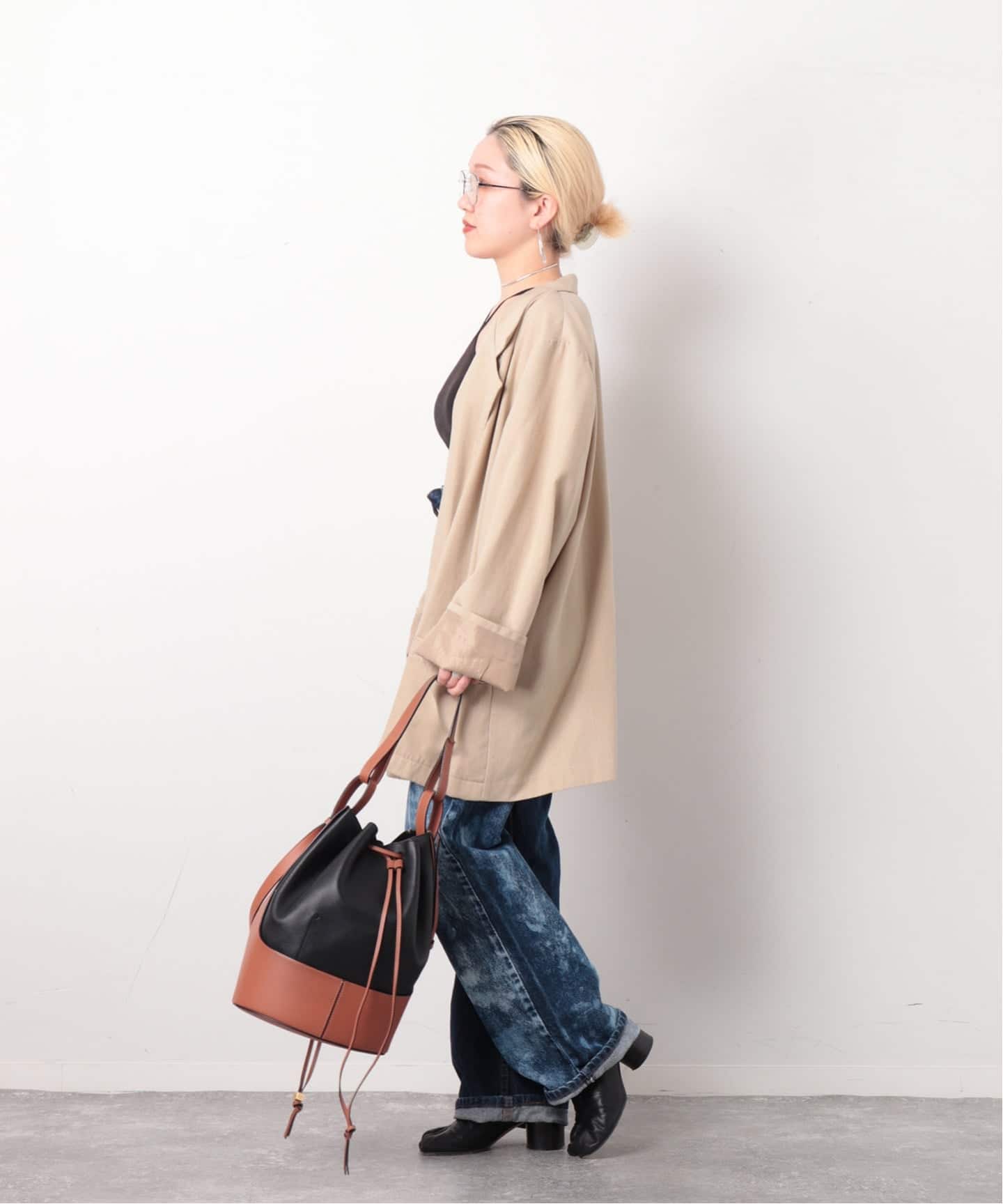 LOEWE ロエベ ショルダーバッグ バルーンバッグ ナノ 2WAY ロエベ バルーンバッグ ナノ レザー 2WAYショルダーバッグ ライト