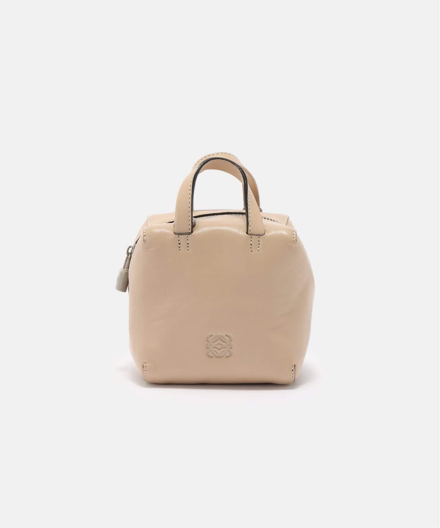 LOEWE ORIGAMI CUBO BAG オリガミ 2way ベージュ VINTAGE LOEWE/ロエベ】Origami cubo shoulder mini 2way（ショルダー