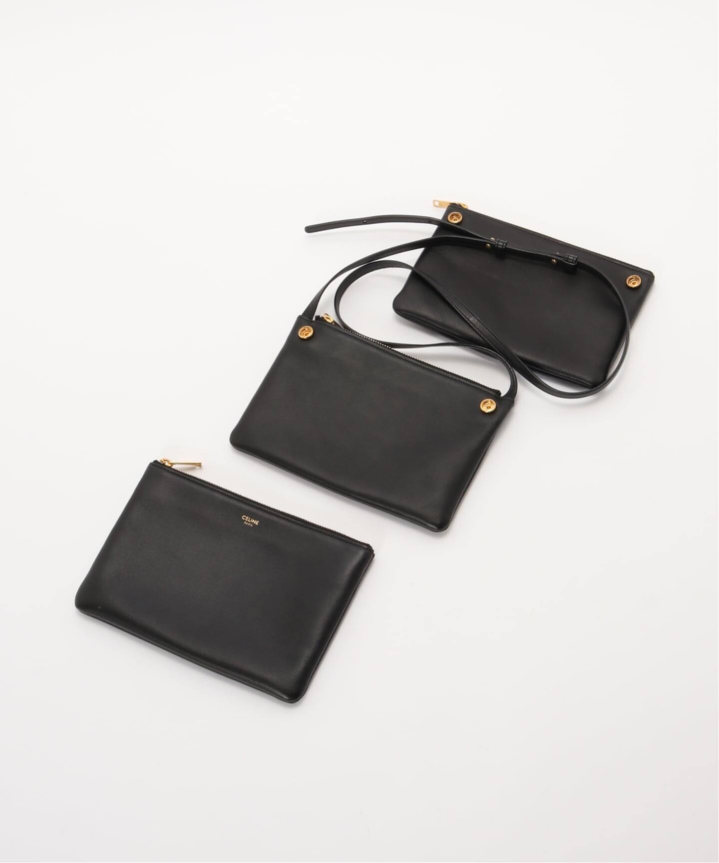 トリオ スモール VINTAGE CELINE/セリーヌ】Trio small（ショルダーバッグ