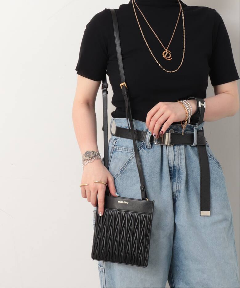 MIU MIU/ミュウミュウ】Matelasse mini shoulder（ショルダーバッグ 