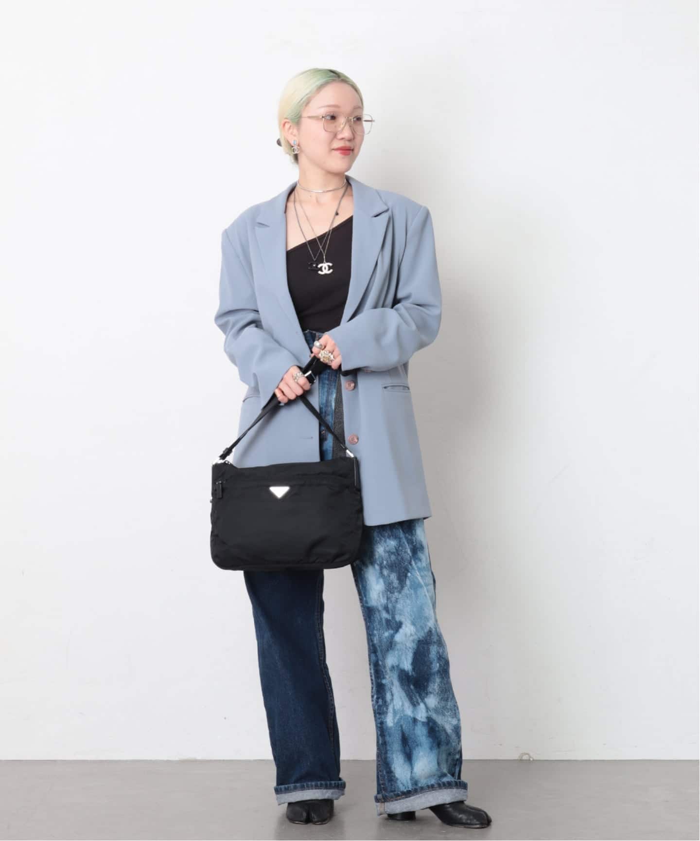 PRADA/プラダ】shoulder zip pocket nylon（ショルダーバッグ