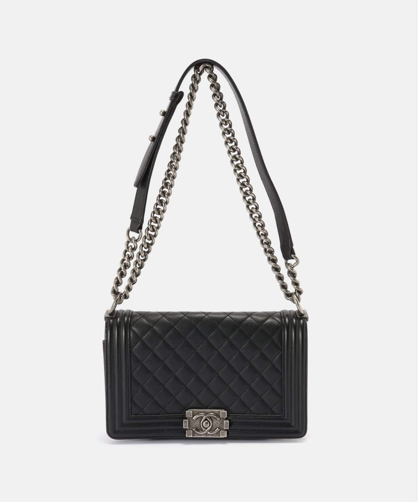CHANEL/シャネル】Boy chanel shoulder bag 25（ショルダーバッグ