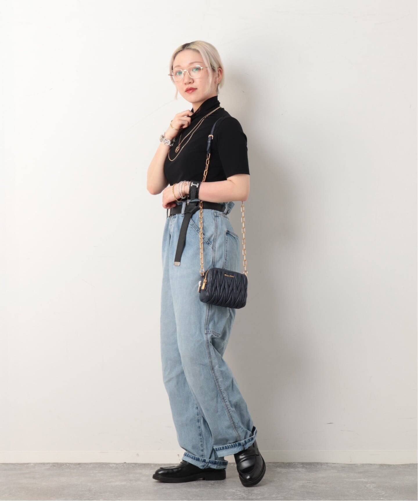 MIU MIU/ミュウミュウ】Matelasse shoulder（ショルダーバッグ