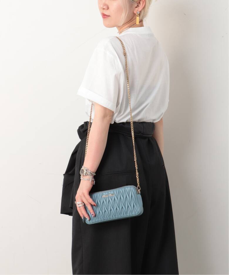 MIU MIU/ミュウミュウ】Matelasse shoulder（ショルダーバッグ 