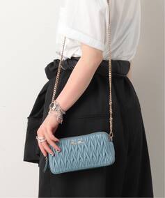 MIU MIU/ミュウミュウ】Matelasse shoulder（ショルダーバッグ 