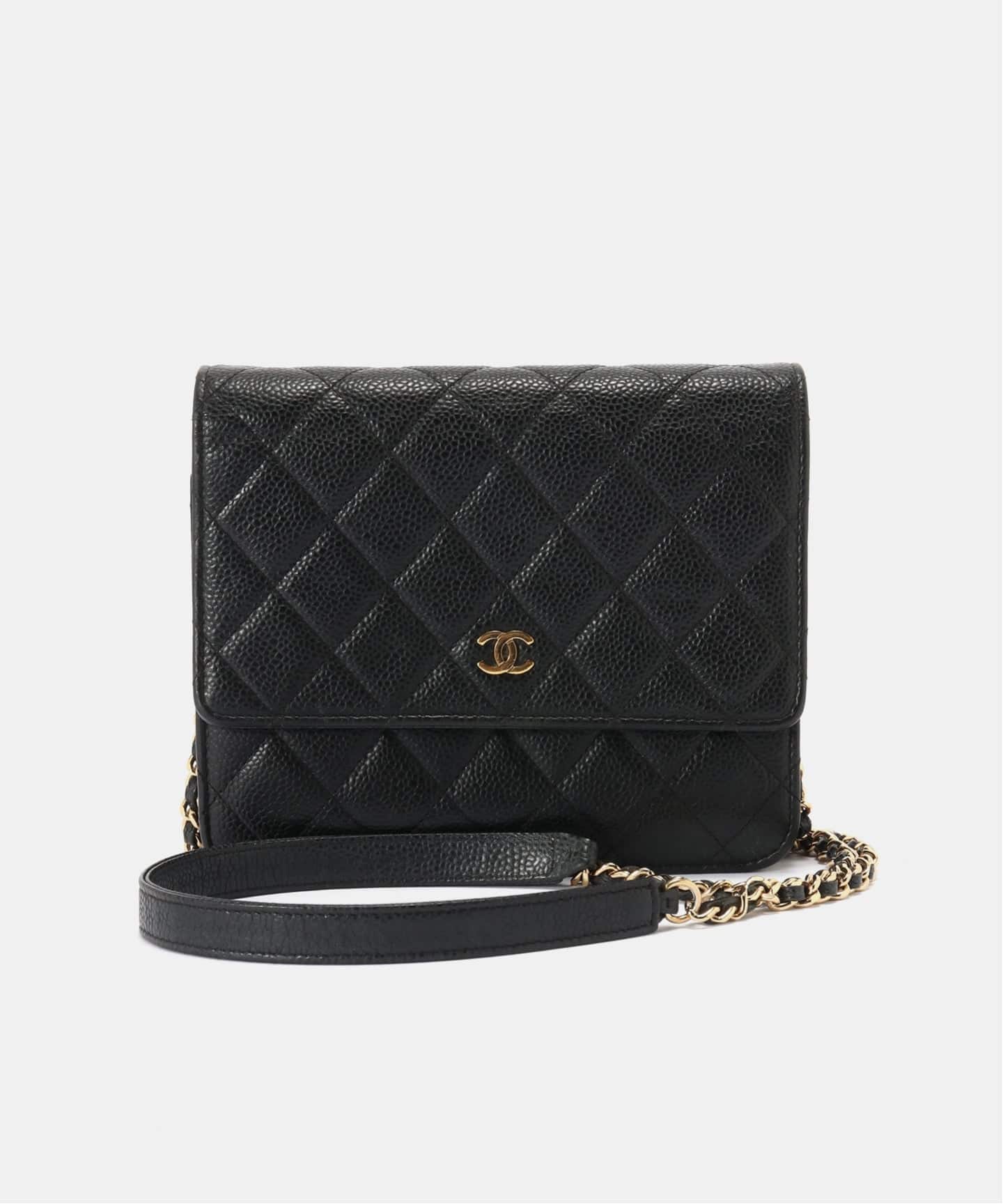 CHANEL/シャネル】Matelasse chain wallet 17（ショルダーバッグ