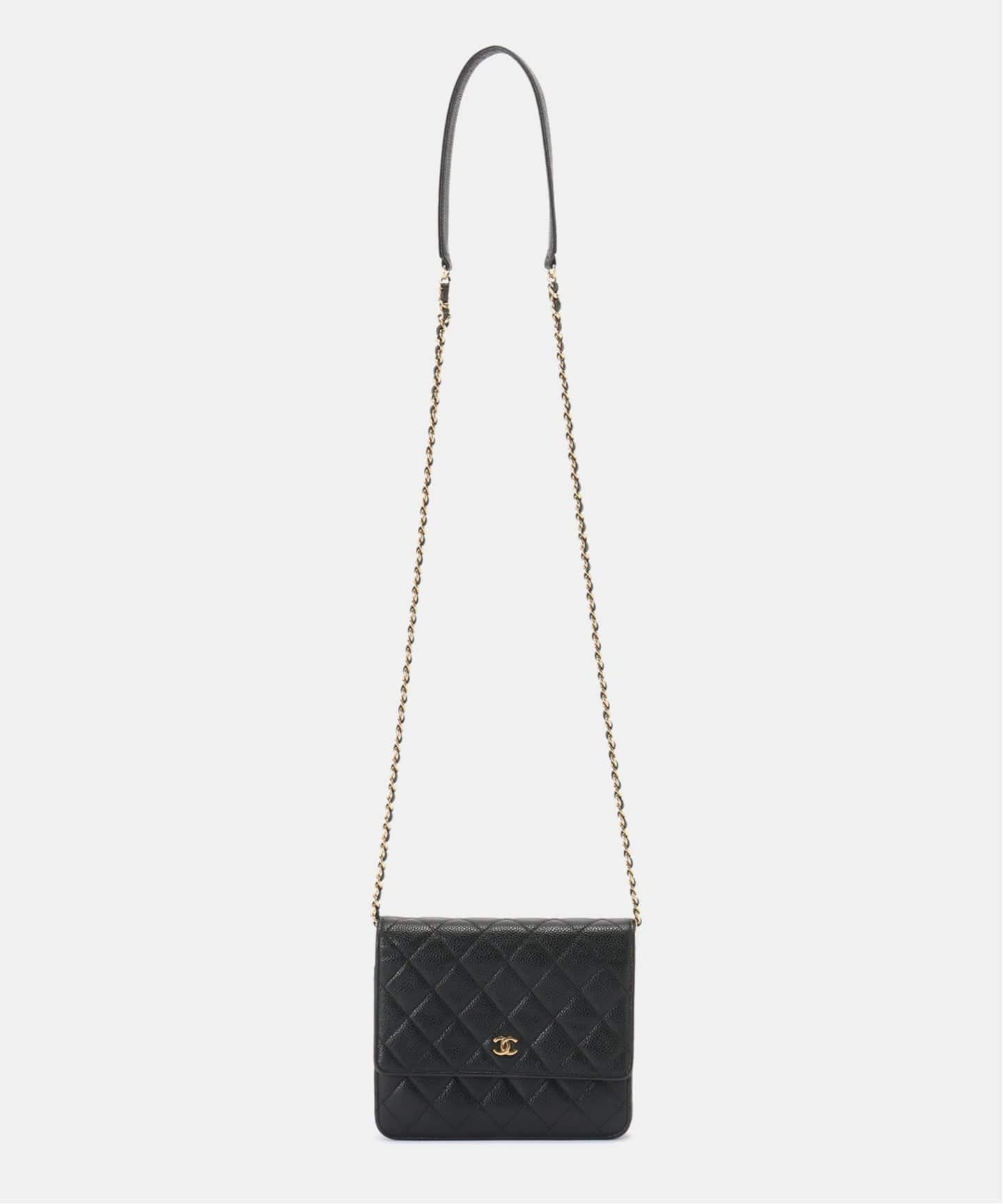 CHANEL/シャネル】Matelasse chain wallet 17（ショルダーバッグ