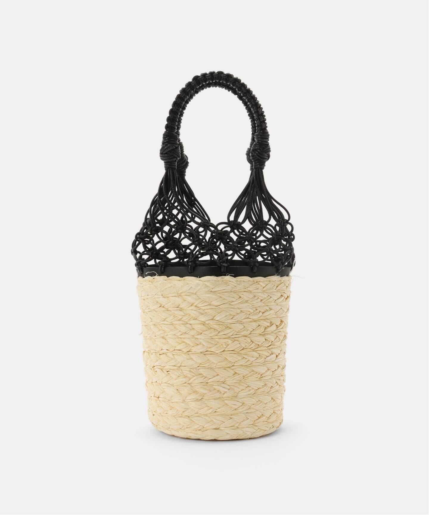 MIU MIU/ミュウミュウ】Bucket shoulder 2way raffia（ショルダー