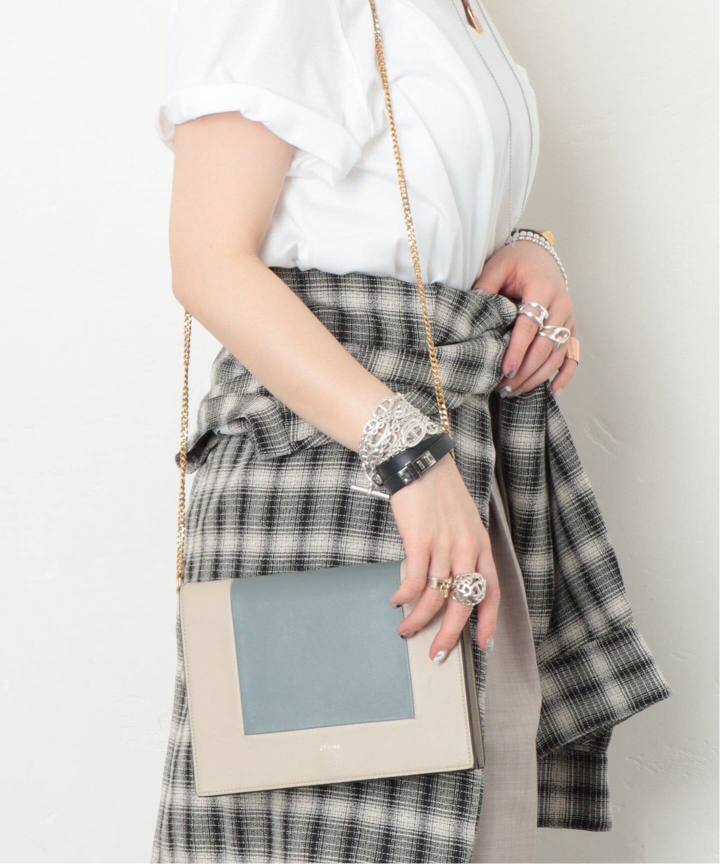 CELINE/セリーヌ】 Frame evening chain wallet（ショルダーバッグ 