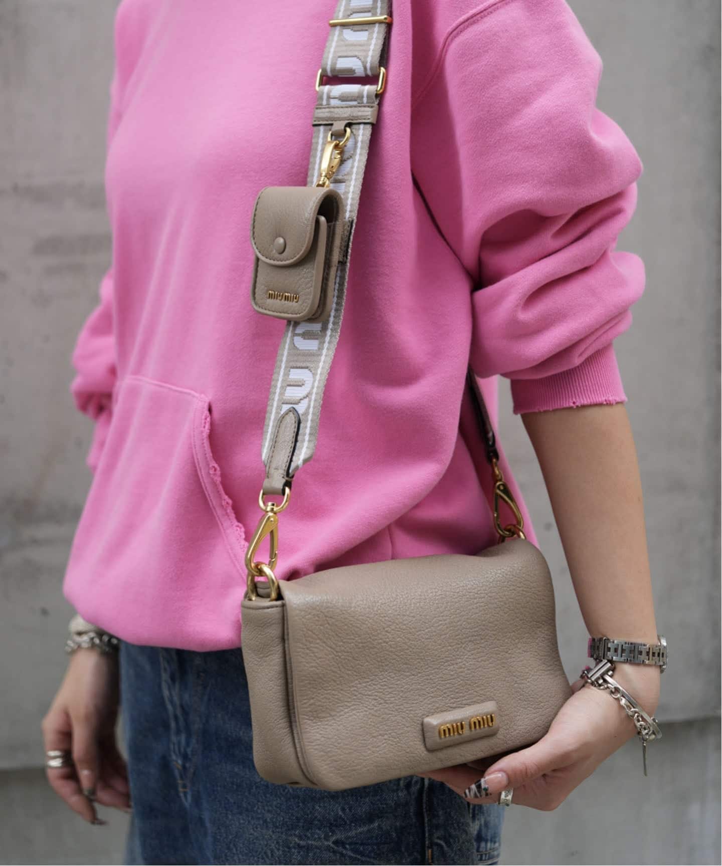 MIU MIU/ミュウミュウ】 Shoulder with pouch（ショルダーバッグ