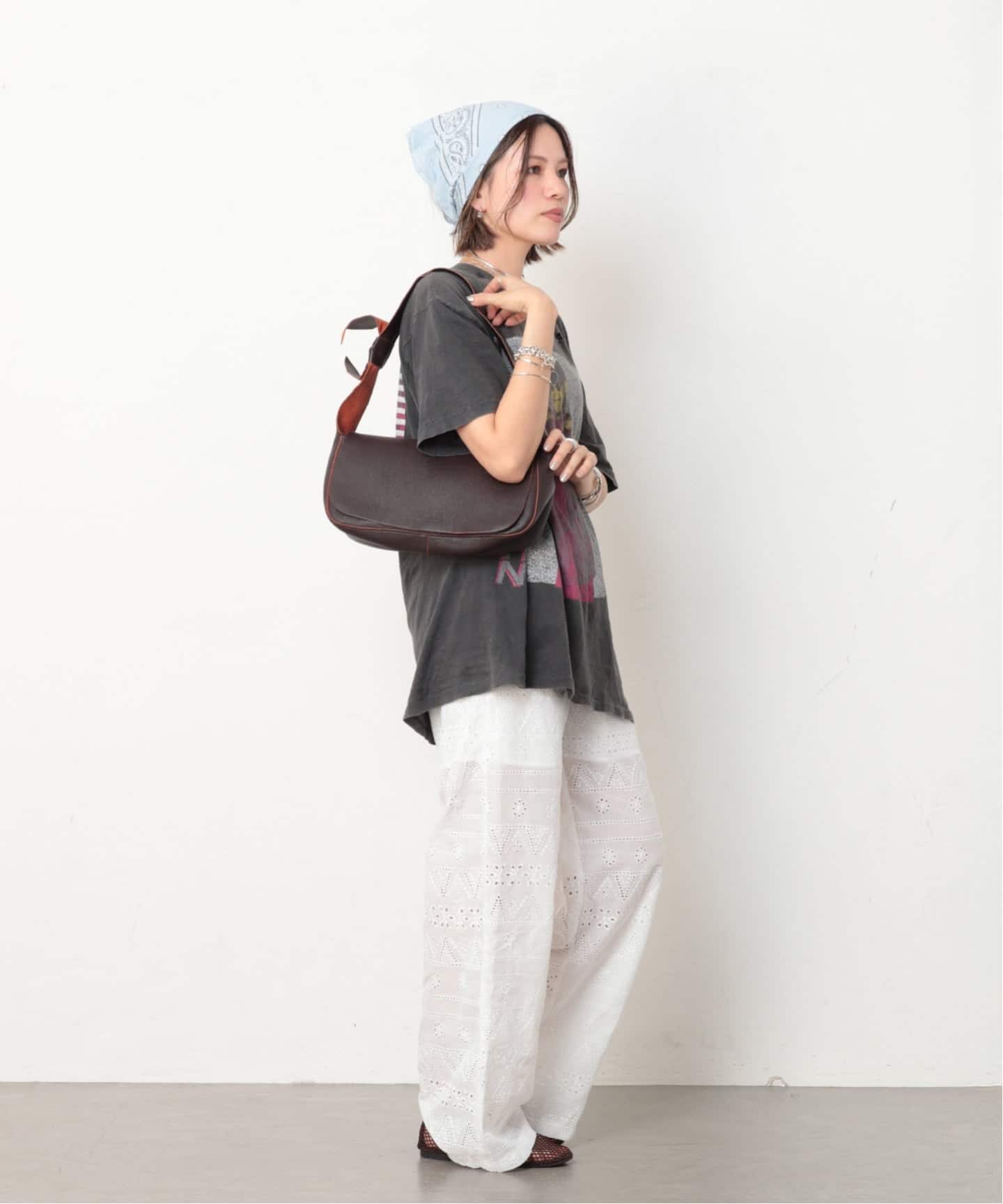 MIU MIU/ミュウミュウ】Archive shoulder logo（ショルダーバッグ
