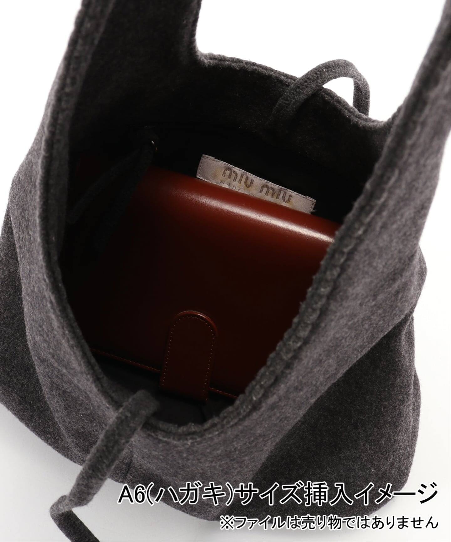 MIU MIU/ミュウミュウ】Archive shoulder wool（ショルダーバッグ 