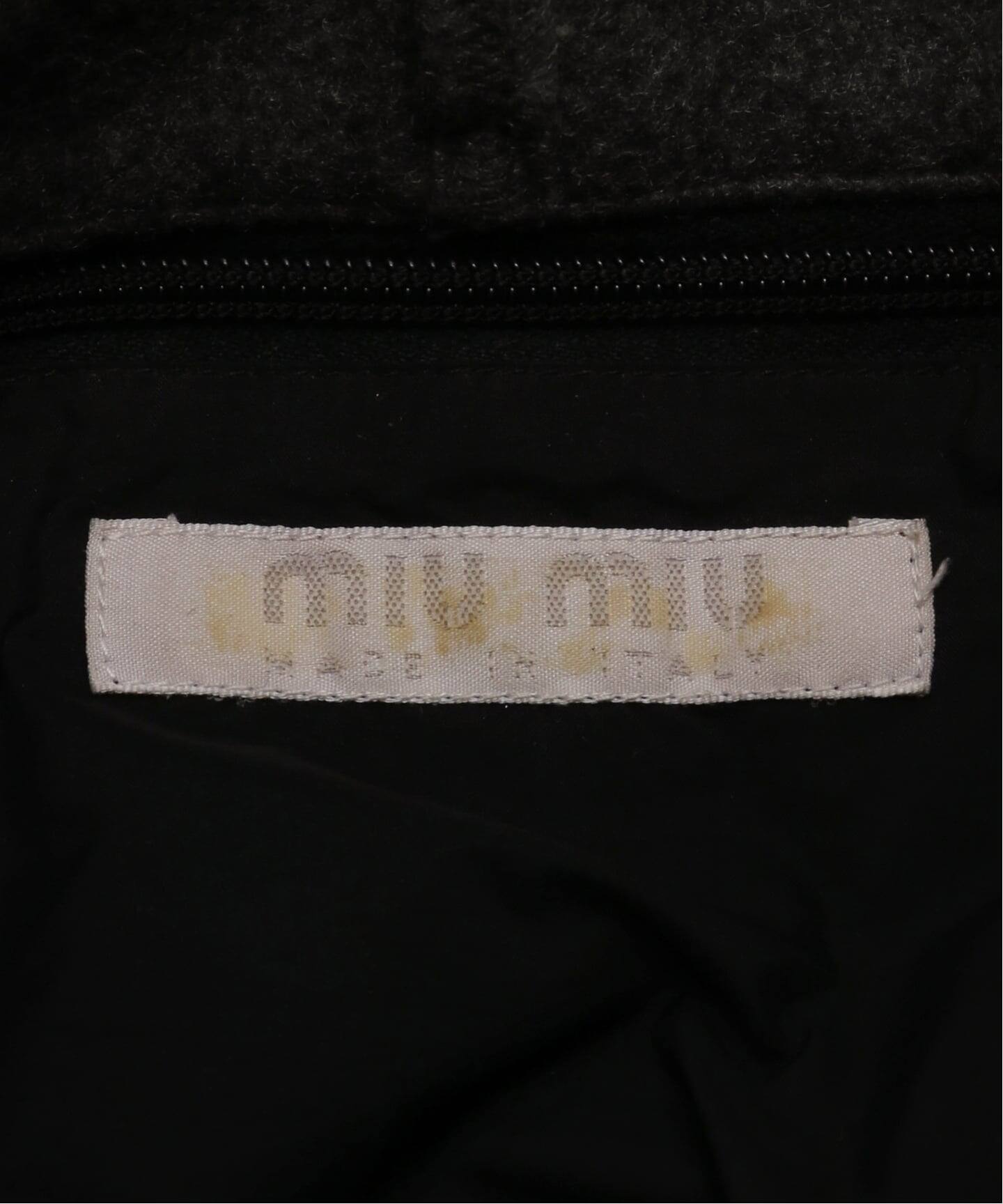 MIU MIU/ミュウミュウ】Archive shoulder wool（ショルダーバッグ