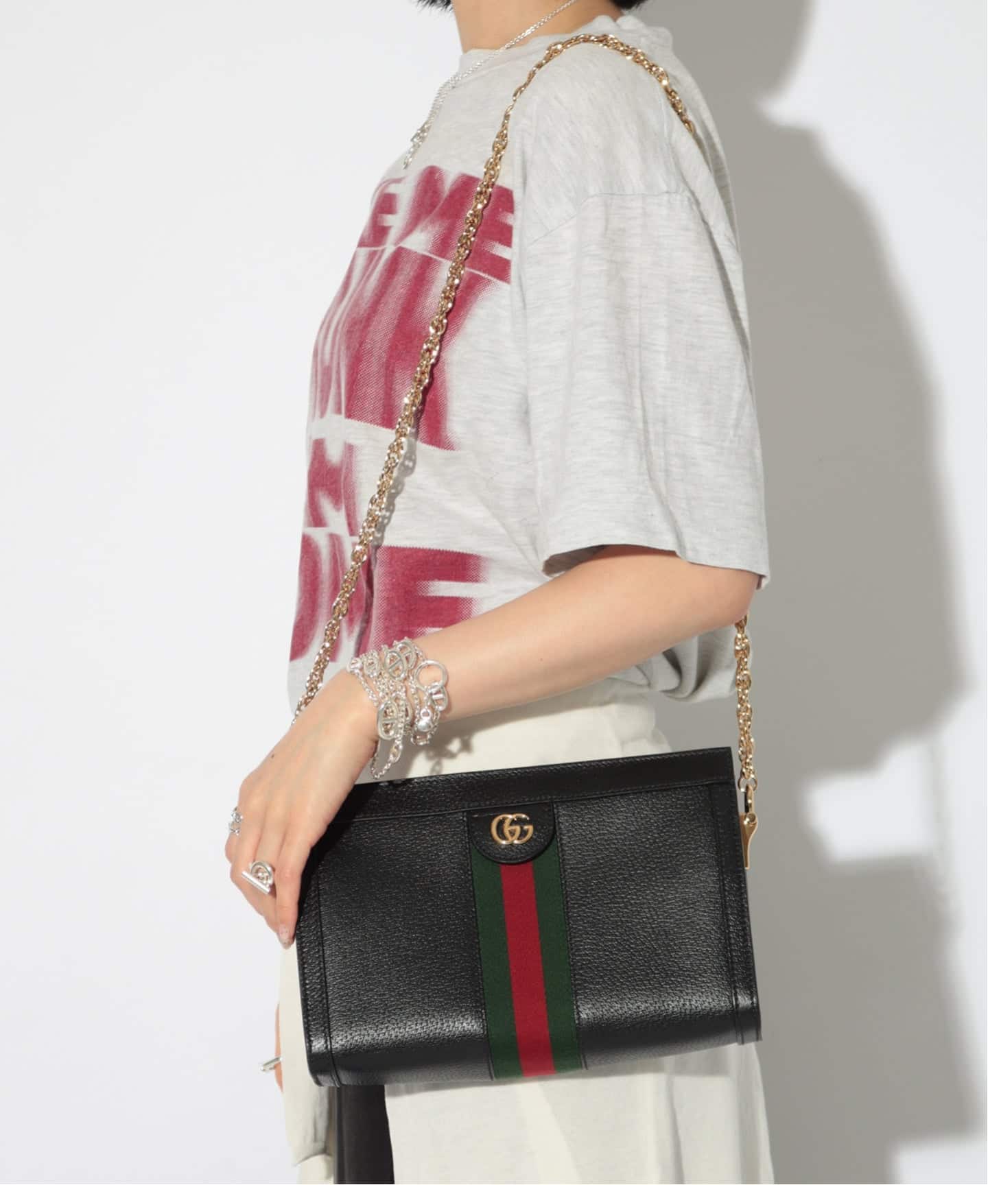 VINTAGE GUCCI/グッチ】Ophidia chain shoulder（ショルダーバッグ