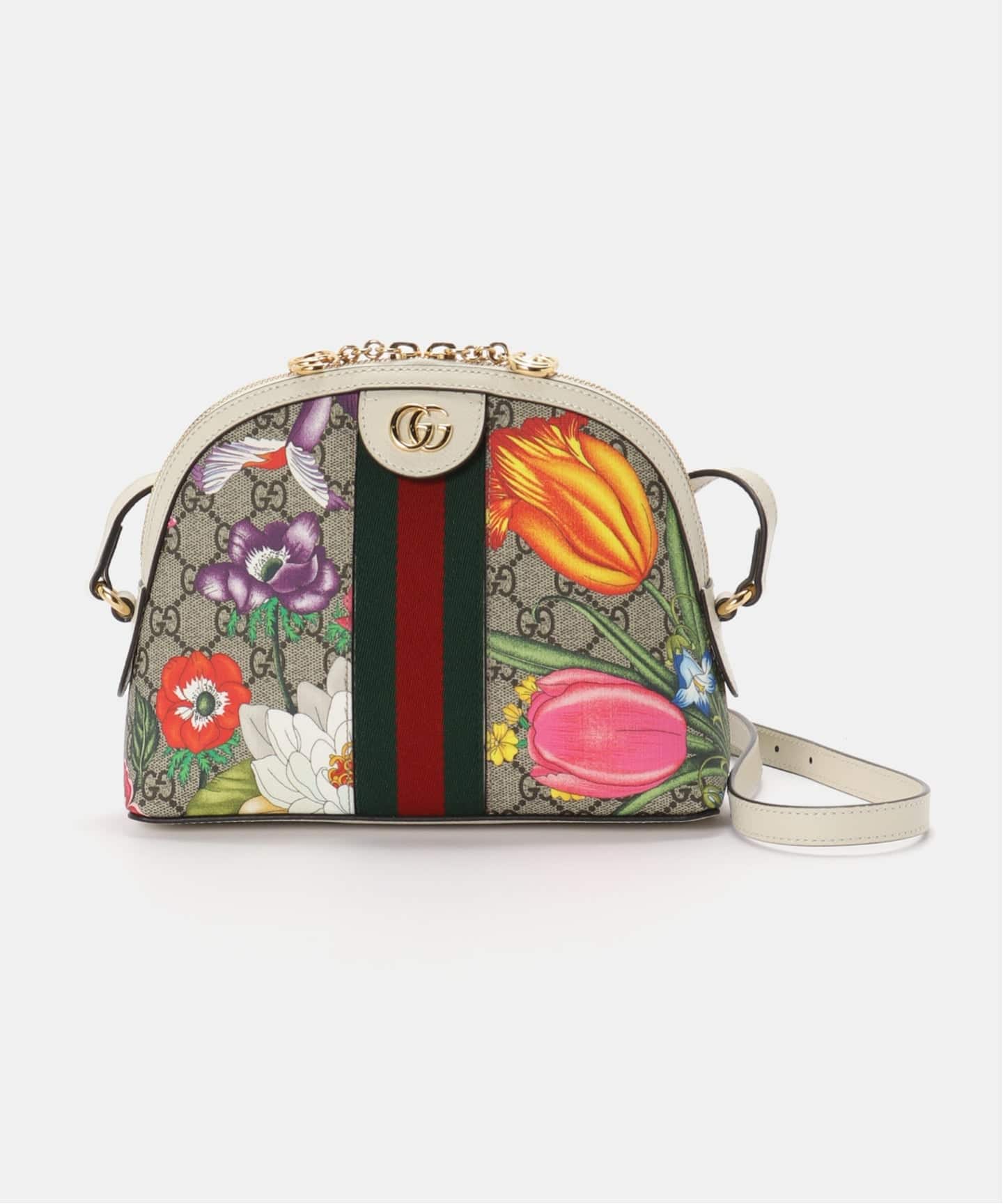 VINTAGE GUCCI/グッチ】Ophidia shoulder gg flora（ショルダーバッグ