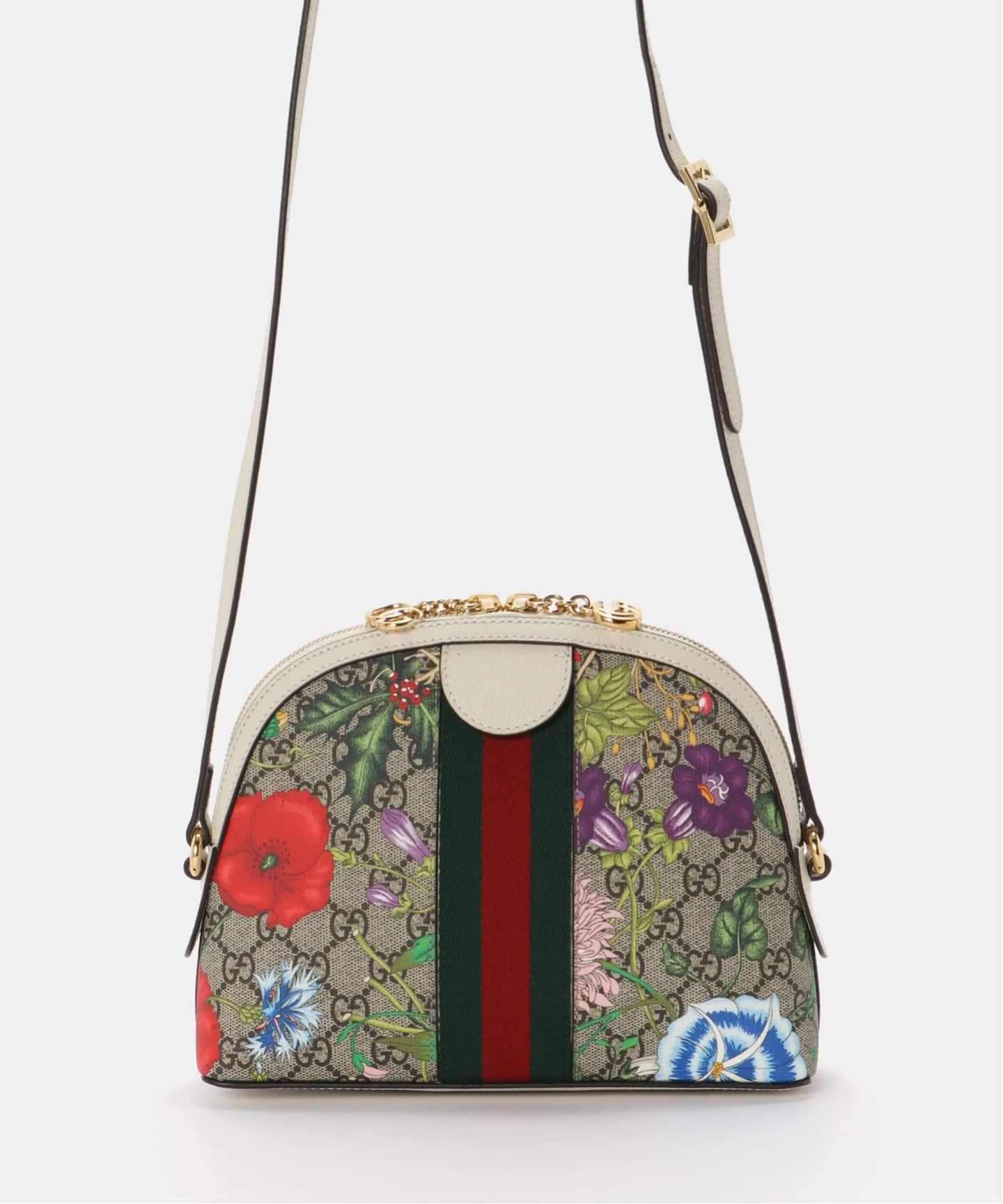 VINTAGE GUCCI/グッチ】Ophidia shoulder gg flora（ショルダーバッグ