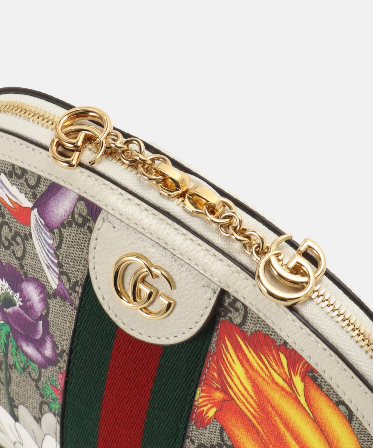 VINTAGE GUCCI/グッチ】Ophidia shoulder gg flora（ショルダーバッグ