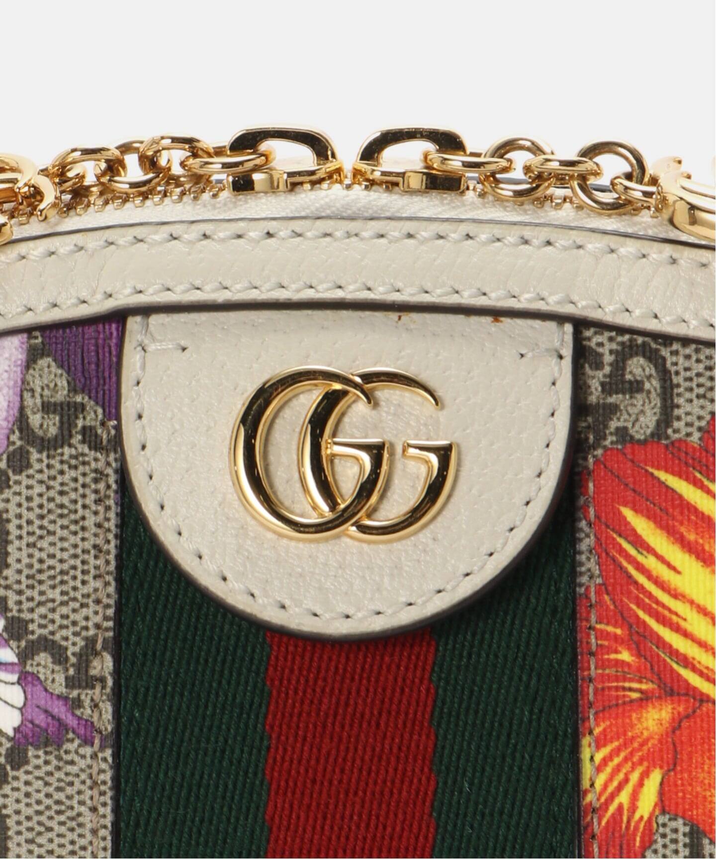 VINTAGE GUCCI/グッチ】Ophidia shoulder gg flora（ショルダーバッグ 