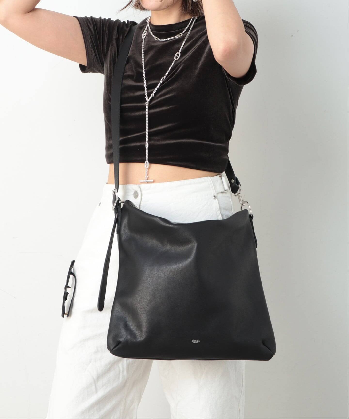 blancle/ ブランクレ】Vertical 2way shoulder（ショルダーバッグ 