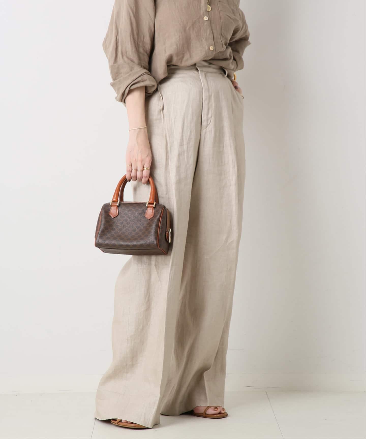 VINTAGE CELINE/セリーヌ】ミニボストンバッグ macadam（ボストン