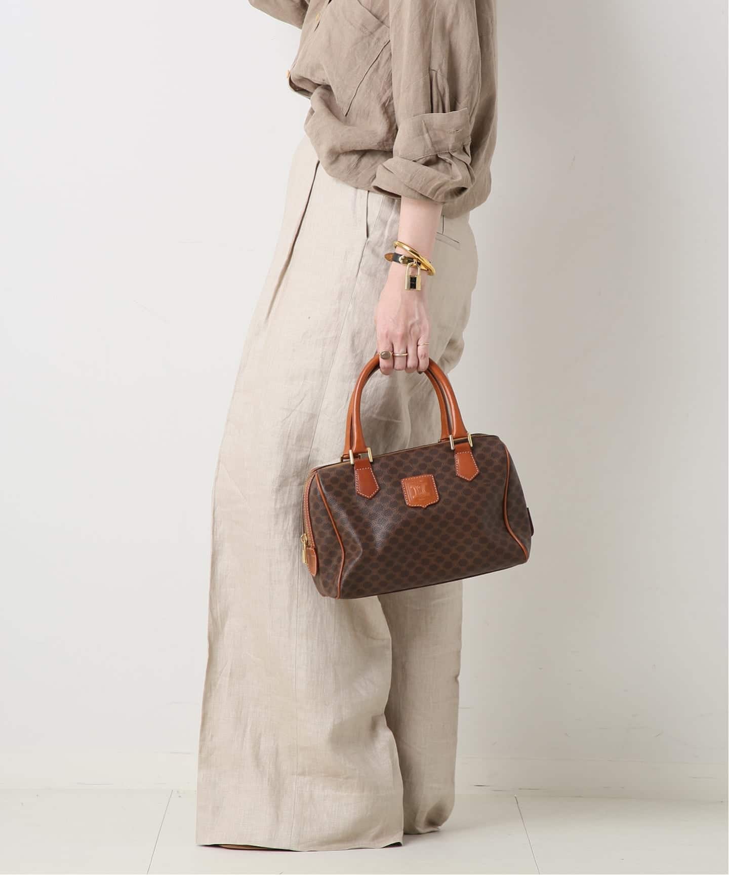 VINTAGE CELINE/セリーヌ】ボストンバッグ macadam（ボストンバッグ