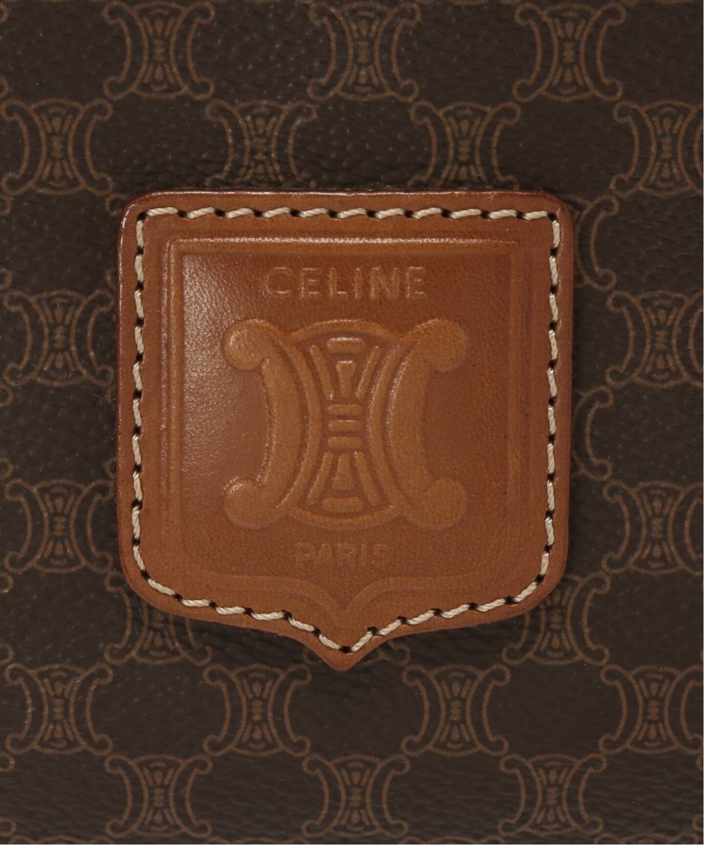 Celine ハニカムパターン レザー ボストンバッグ VINTAGE CELINE/セリーヌ】ボストンバッグ macadam（ボストンバッグ