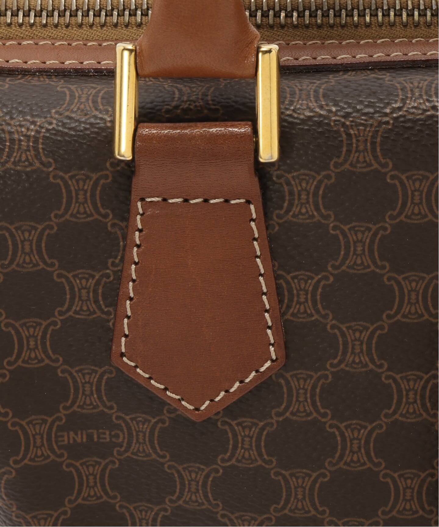 CÉLINE ボストンバッグ ブラウン VINTAGE CELINE/セリーヌ】ボストンバッグ macadam（ボストンバッグ