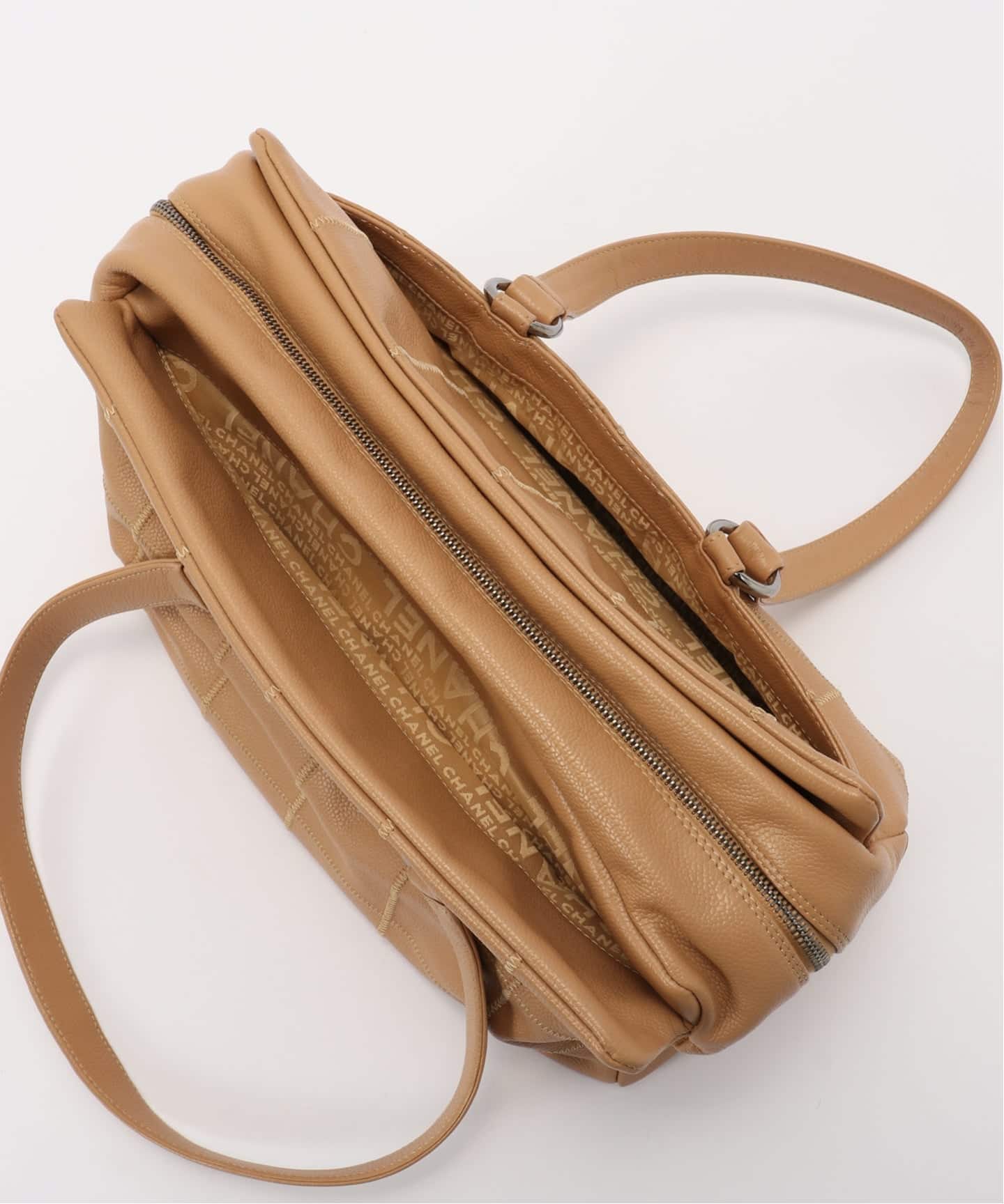 VINTAGE CHANEL/シャネル】 Choco bar ボストンバッグ large（ボストン