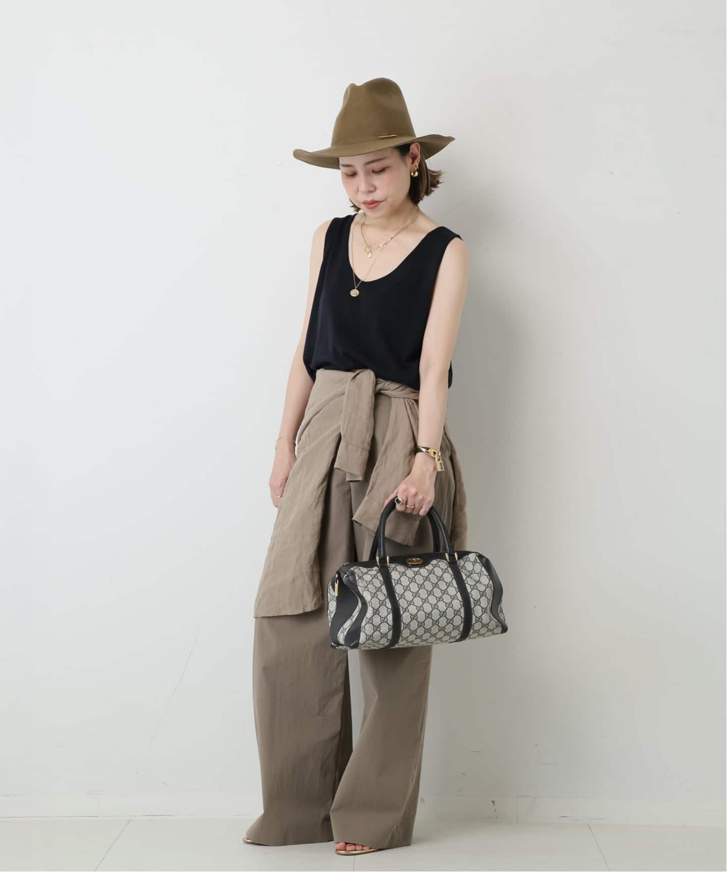 VINTAGE GUCCI/グッチ】ボストンバッグ gg（ボストンバッグ