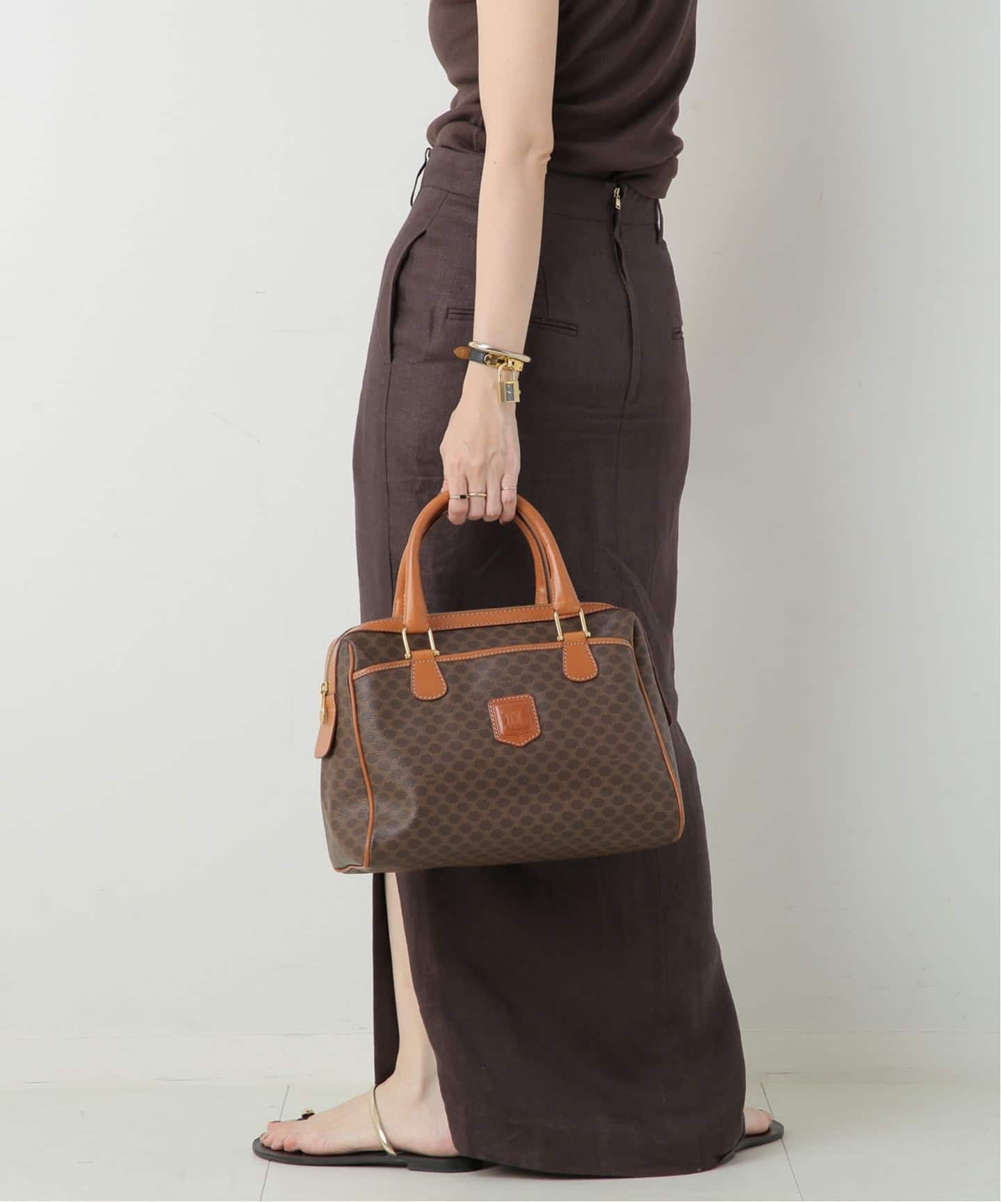 VINTAGE CELINE/セリーヌ】ボストンバッグ 30 macadam（ボストンバッグ