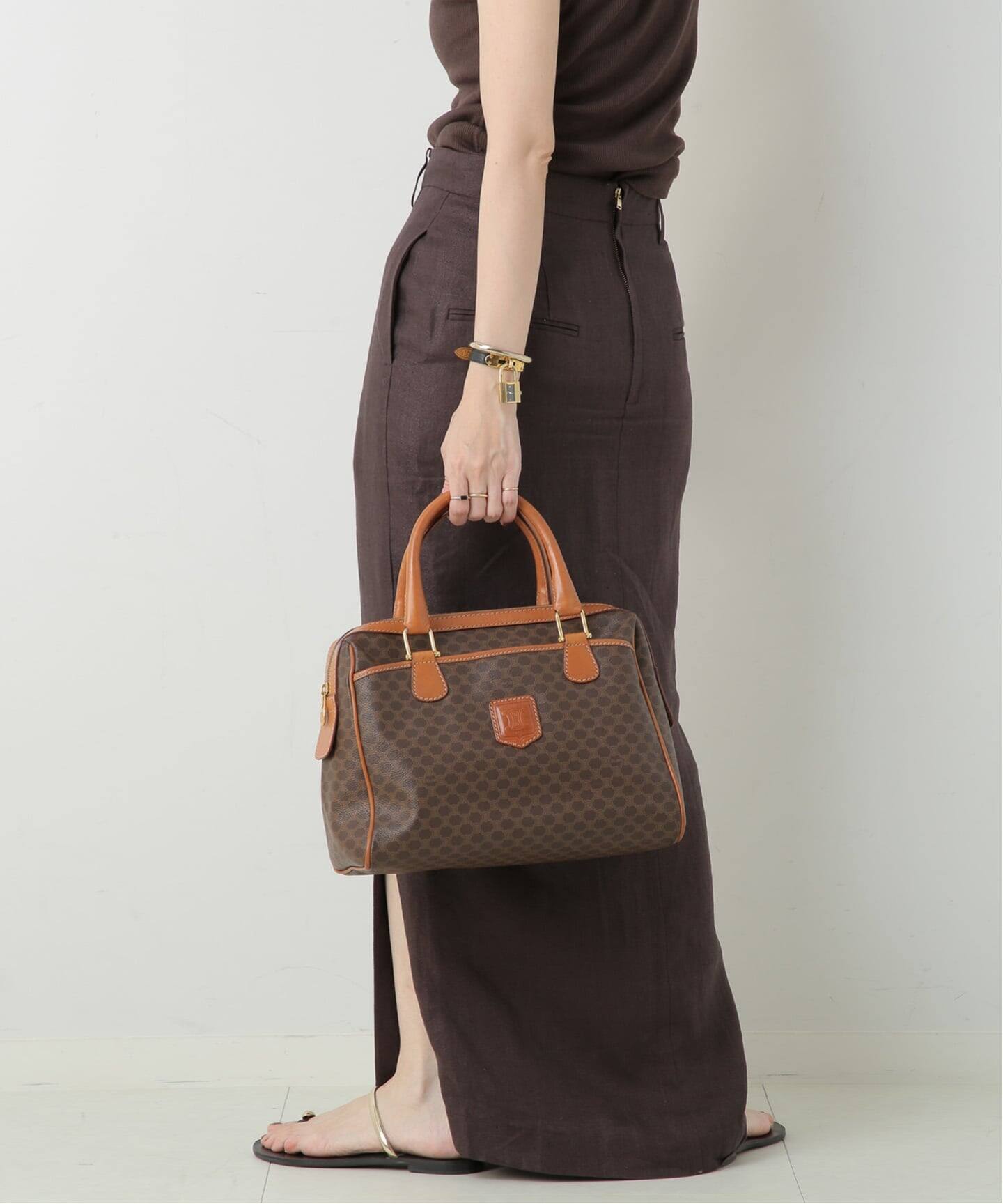VINTAGE CELINE/セリーヌ】ボストンバッグ 30 macadam（ボストンバッグ 