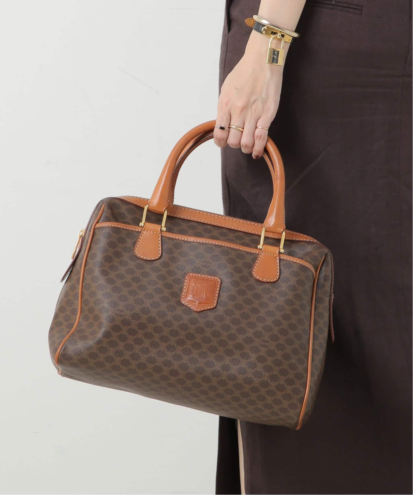 VINTAGE CELINE/セリーヌ】ボストンバッグ 30 macadam（ボストンバッグ