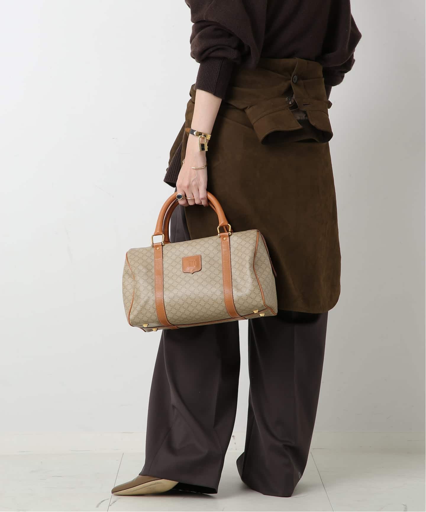 VINTAGE CELINE/セリーヌ】ボストンバッグ 30 macadam（ボストンバッグ