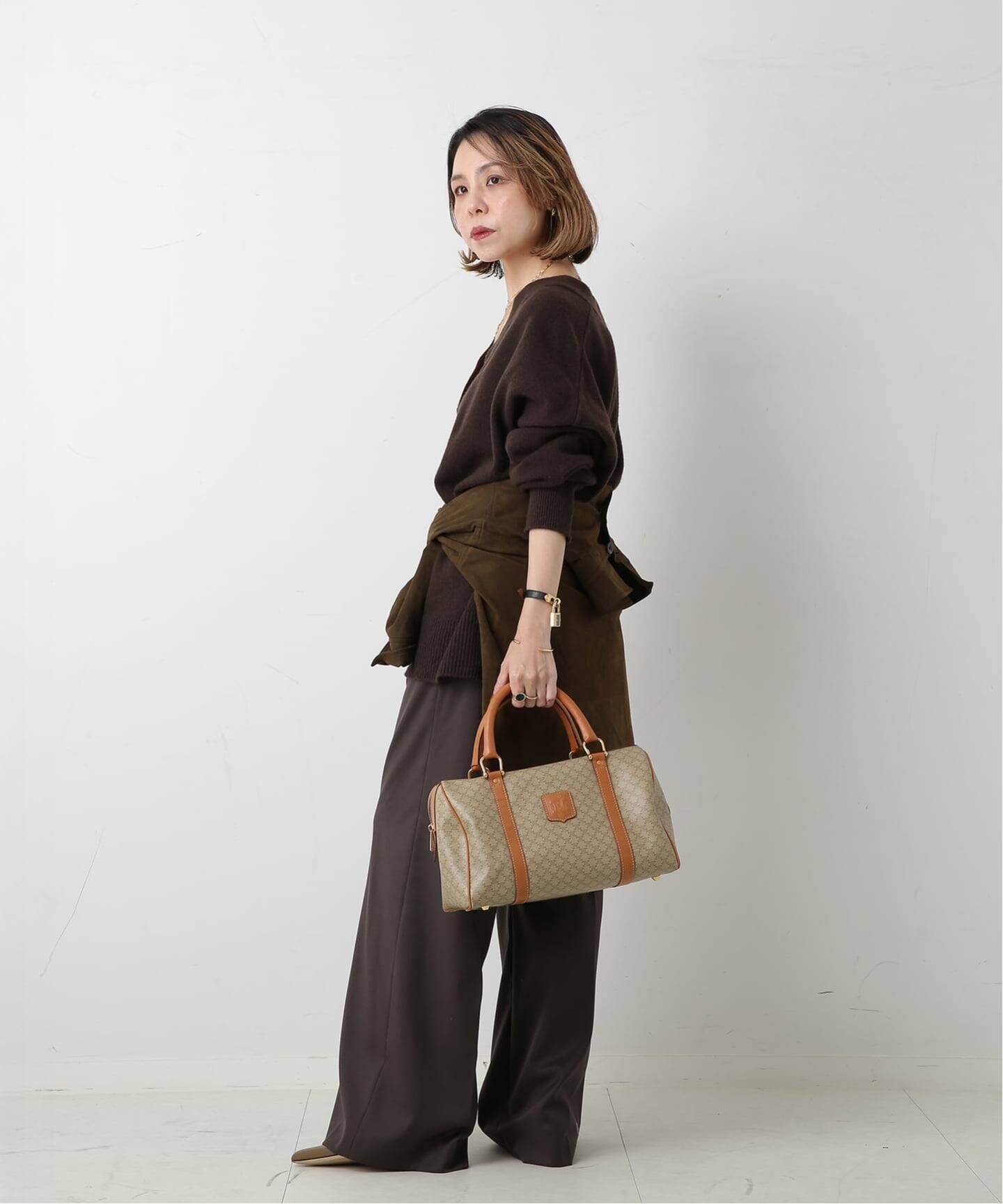 VINTAGE CELINE/セリーヌ】ボストンバッグ 30 macadam（ボストンバッグ